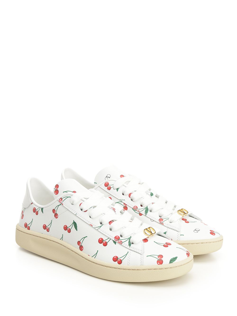 "Royco" Sneaker with Cherryfic Pattern 7W2S0LX9DRJCSV (Valentino Garavani / スニーカー ) | Valentino Garavani (ヴァレンティノ)(1)