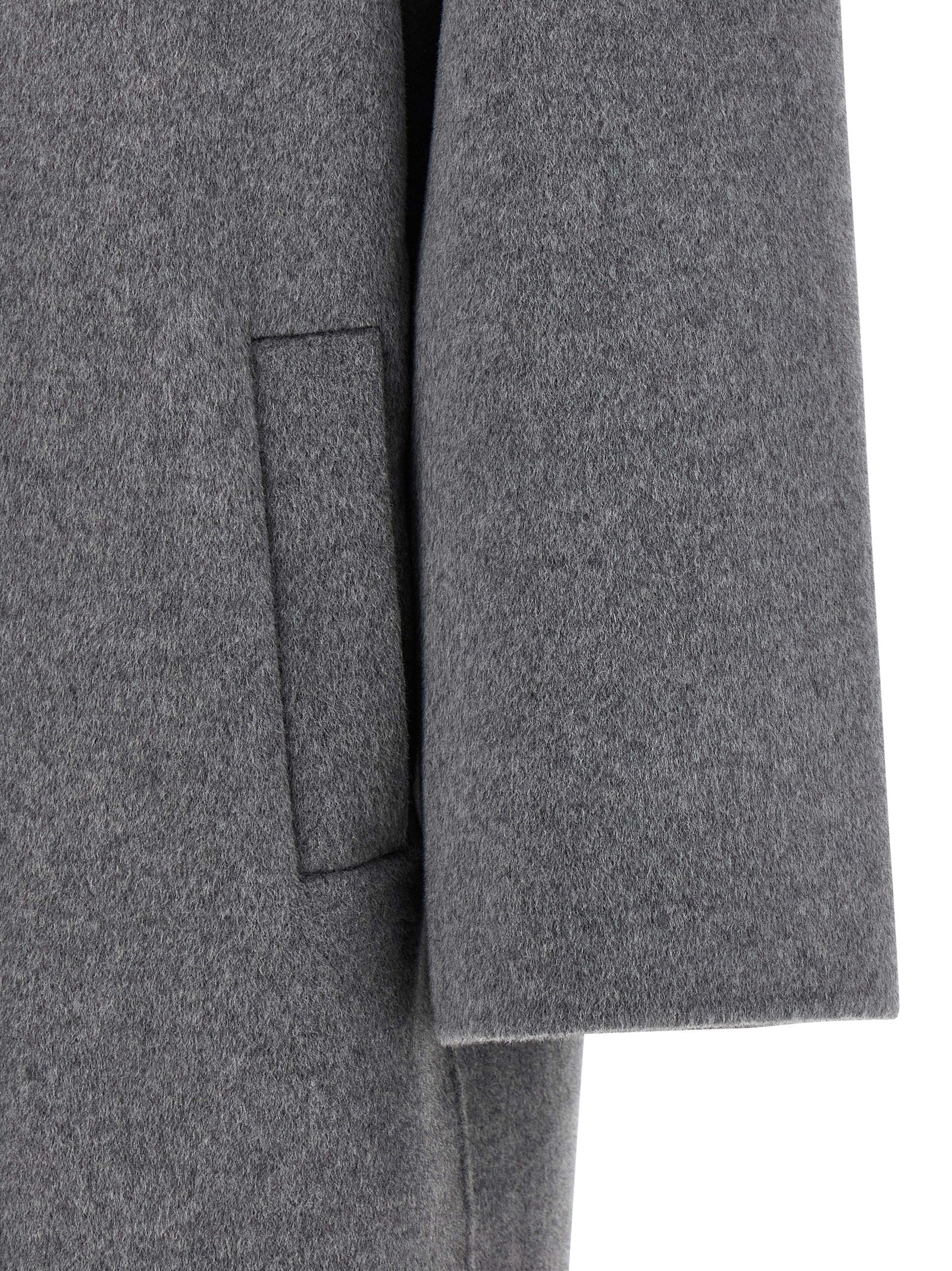 'Borneo' coat BORNEOLDSGREYMELANGE (LOULOU STUDIO / コート ) | LOULOU STUDIO (ルルスタジオ)(3)