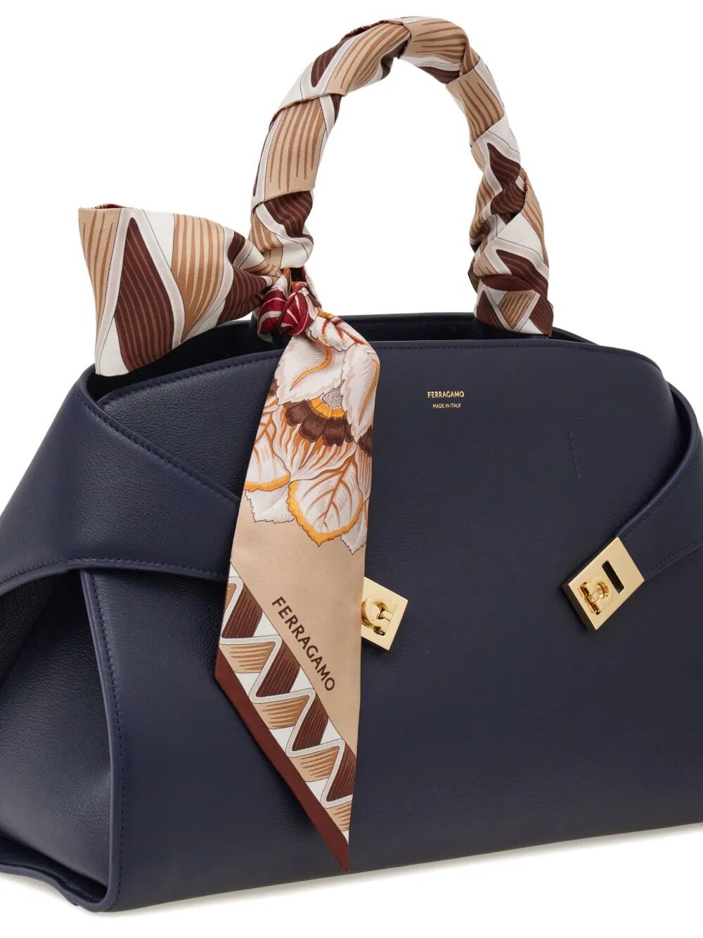 GIADA PRINT SILK MINI BANDEAU 3211340787763NUDECHERRY (FERRAGAMO / スカーフ・マフラー ) | FERRAGAMO (フェラガモ)(1)