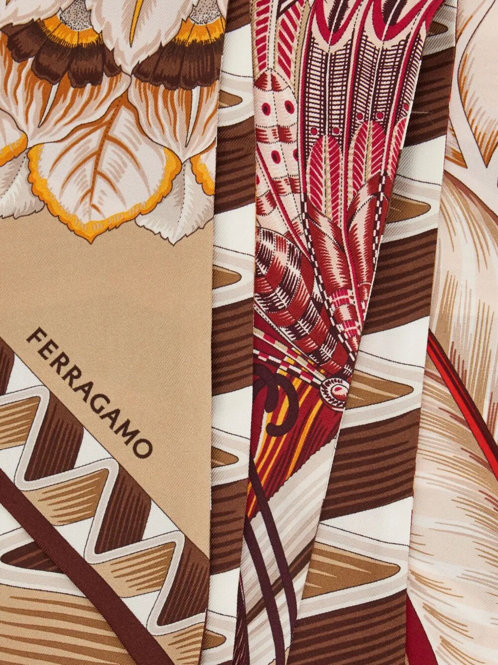 GIADA PRINT SILK MINI BANDEAU 3211340787763NUDECHERRY (FERRAGAMO / スカーフ・マフラー ) | FERRAGAMO (フェラガモ)(2)