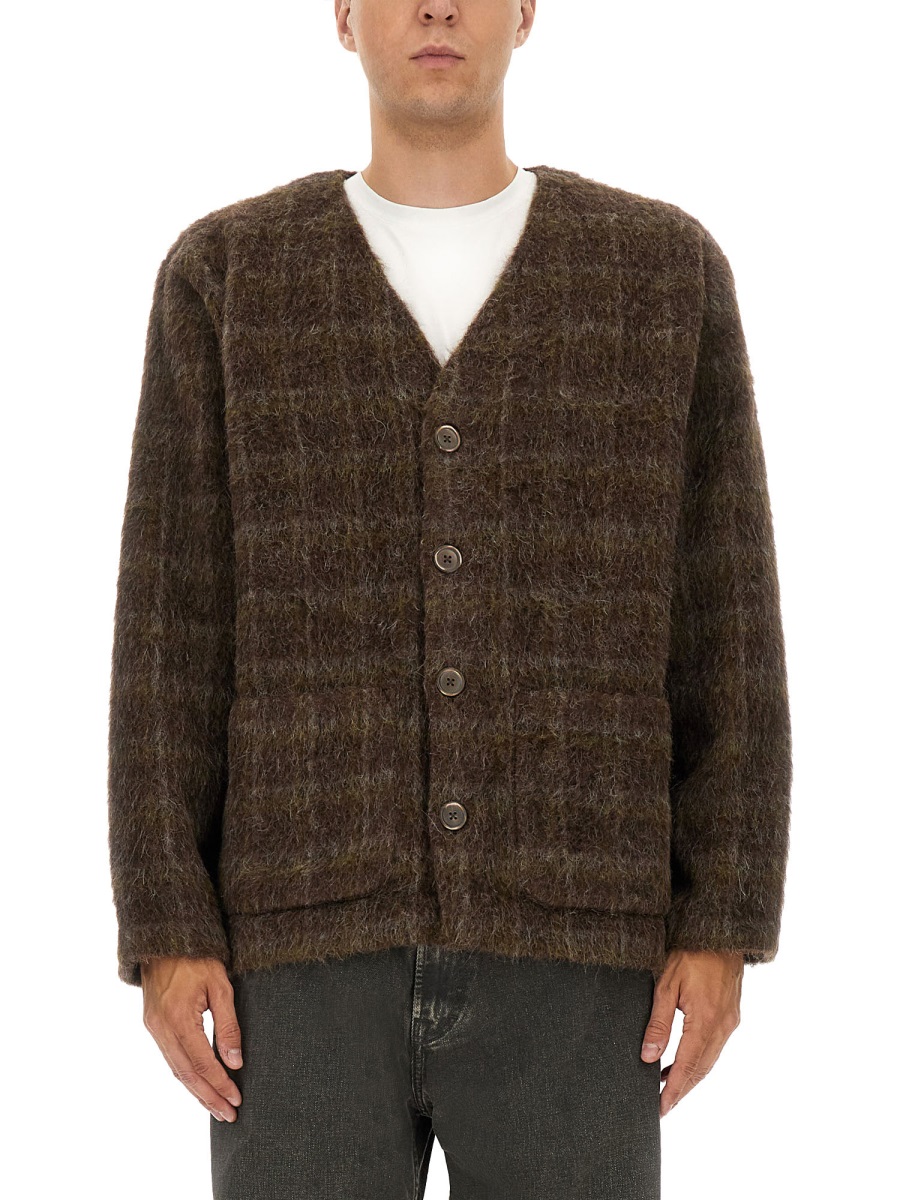 WOOL BLEND CARDIGAN M4256CDDORFCHECKHAIRYWOOL (OUR LEGACY / ニット・セーター・カーディガン ) | OUR LEGACY (アワーレガシー)