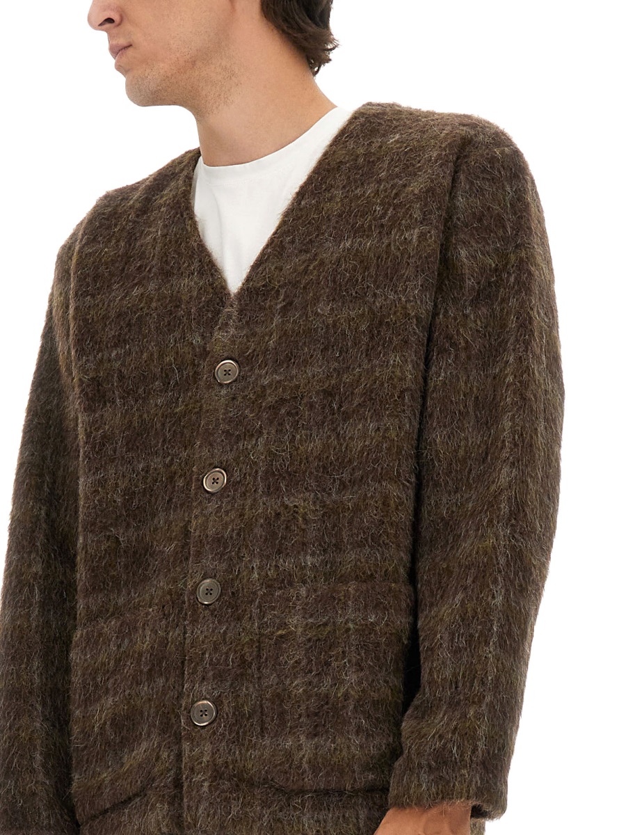 WOOL BLEND CARDIGAN M4256CDDORFCHECKHAIRYWOOL (OUR LEGACY / ニット・セーター・カーディガン ) | OUR LEGACY (アワーレガシー)(3)