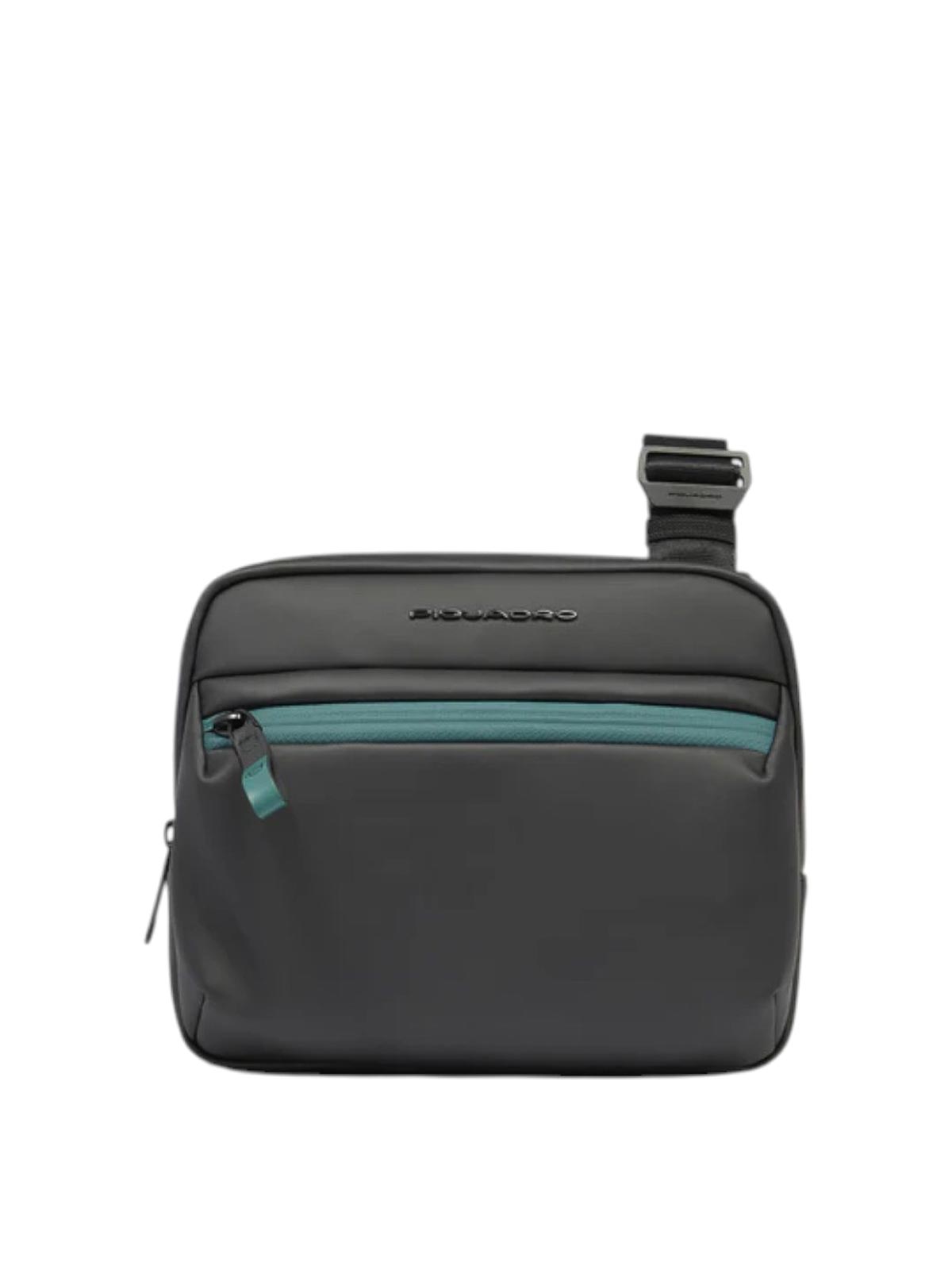 Pochette Porta Ipadmini In Tessuto Gommato AC6492C2OWN (PIQUADRO / ハンドバッグ・ショルダーバッグ ) | PIQUADRO (ピクアドロ)