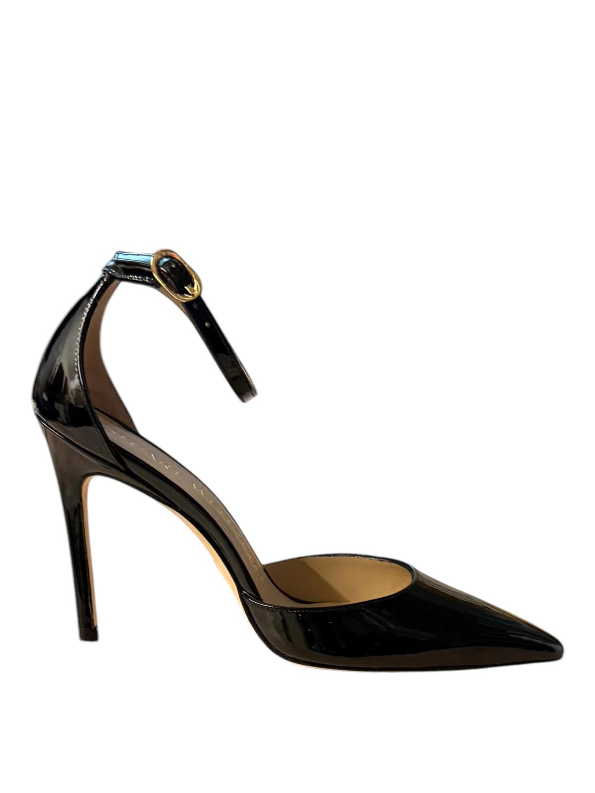 Stuart 100 Strap Pump Dcollet Nero SC229STUART100 (STUART WEITZMAN / パンプス・ハイヒール ) | STUART WEITZMAN (スチュアートワイツマン)
