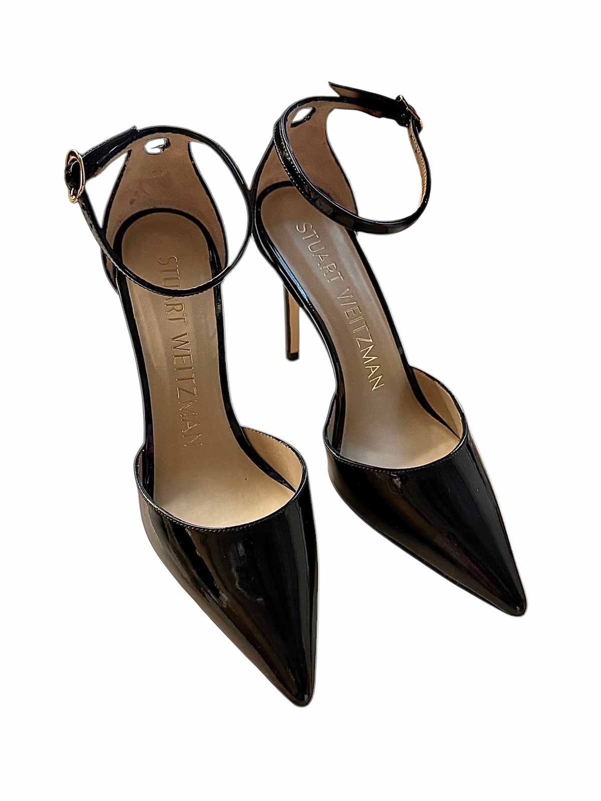 Stuart 100 Strap Pump Dcollet Nero SC229STUART100 (STUART WEITZMAN / パンプス・ハイヒール ) | STUART WEITZMAN (スチュアートワイツマン)(2)