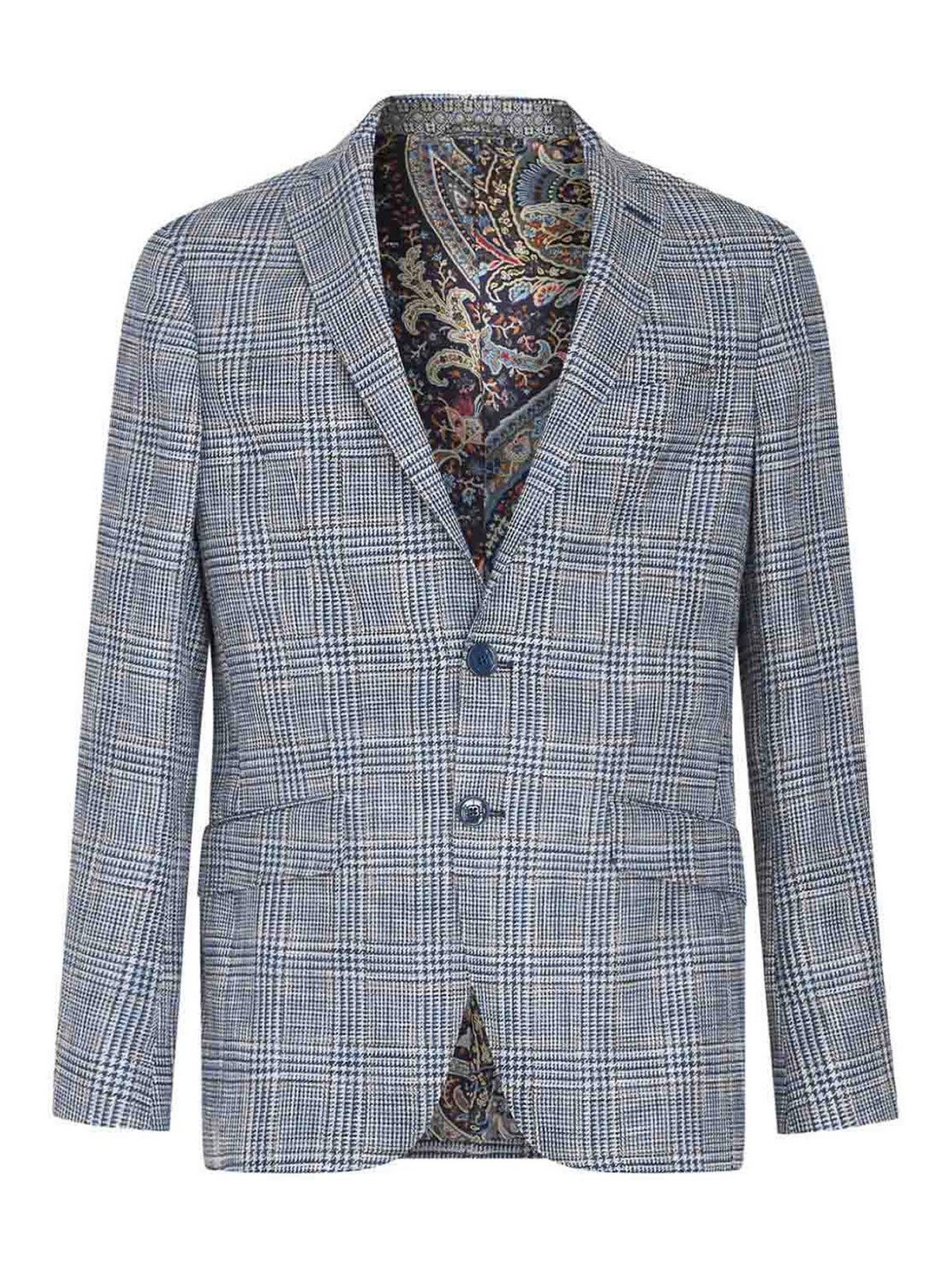 Single-Breasted Wool Jacquard Jacket MRCA000699TQE03S8280 (ETRO / ブレザー・ジャケット ) | ETRO (エトロ)