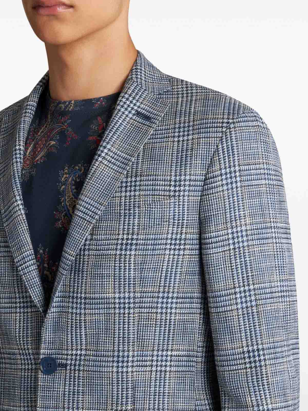Single-Breasted Wool Jacquard Jacket MRCA000699TQE03S8280 (ETRO / ブレザー・ジャケット ) | ETRO (エトロ)(2)