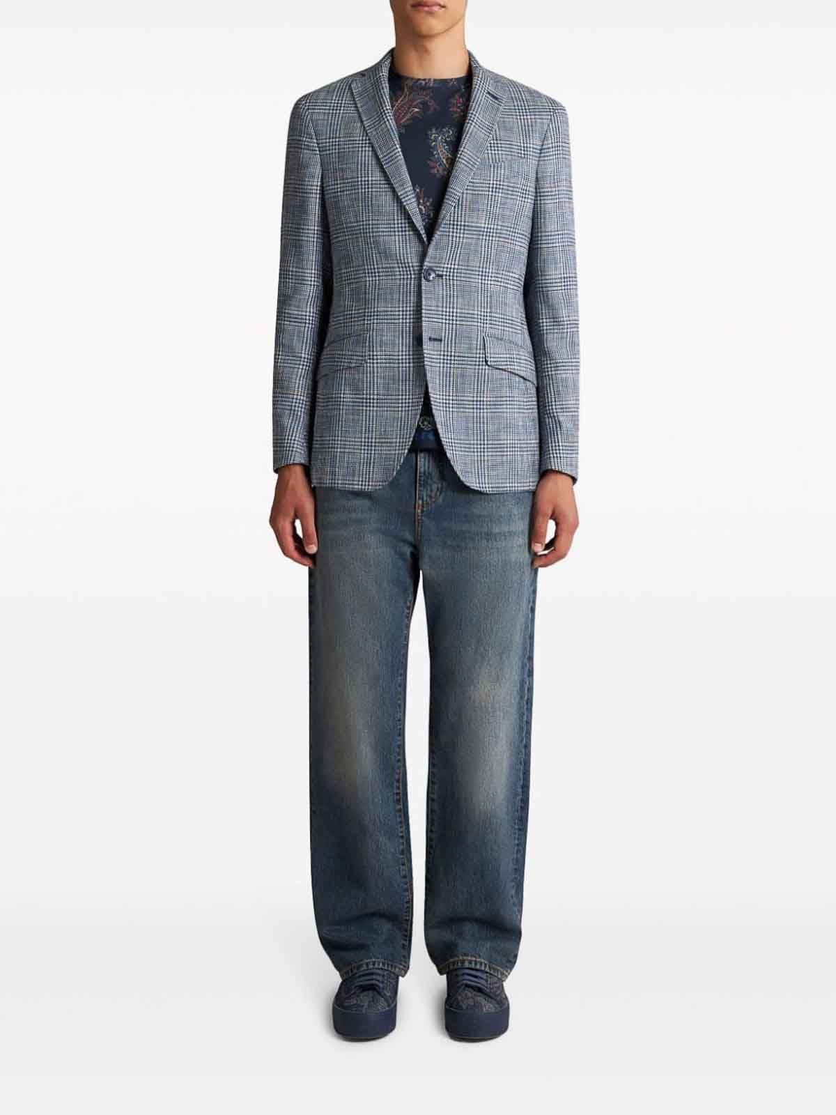 Single-Breasted Wool Jacquard Jacket MRCA000699TQE03S8280 (ETRO / ブレザー・ジャケット ) | ETRO (エトロ)(3)