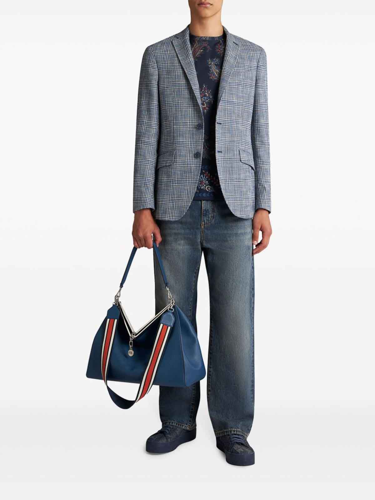 Single-Breasted Wool Jacquard Jacket MRCA000699TQE03S8280 (ETRO / ブレザー・ジャケット ) | ETRO (エトロ)(4)