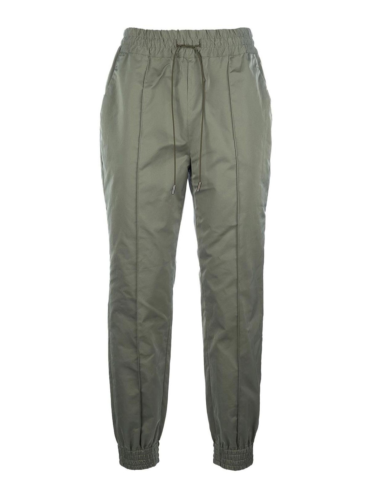 Olive Green Jogger Trousers D456P720UUJ80515 (ERMANNO SCERVINO / パンツ ) | ERMANNO SCERVINO (エルマンノ シェルヴィーノ)