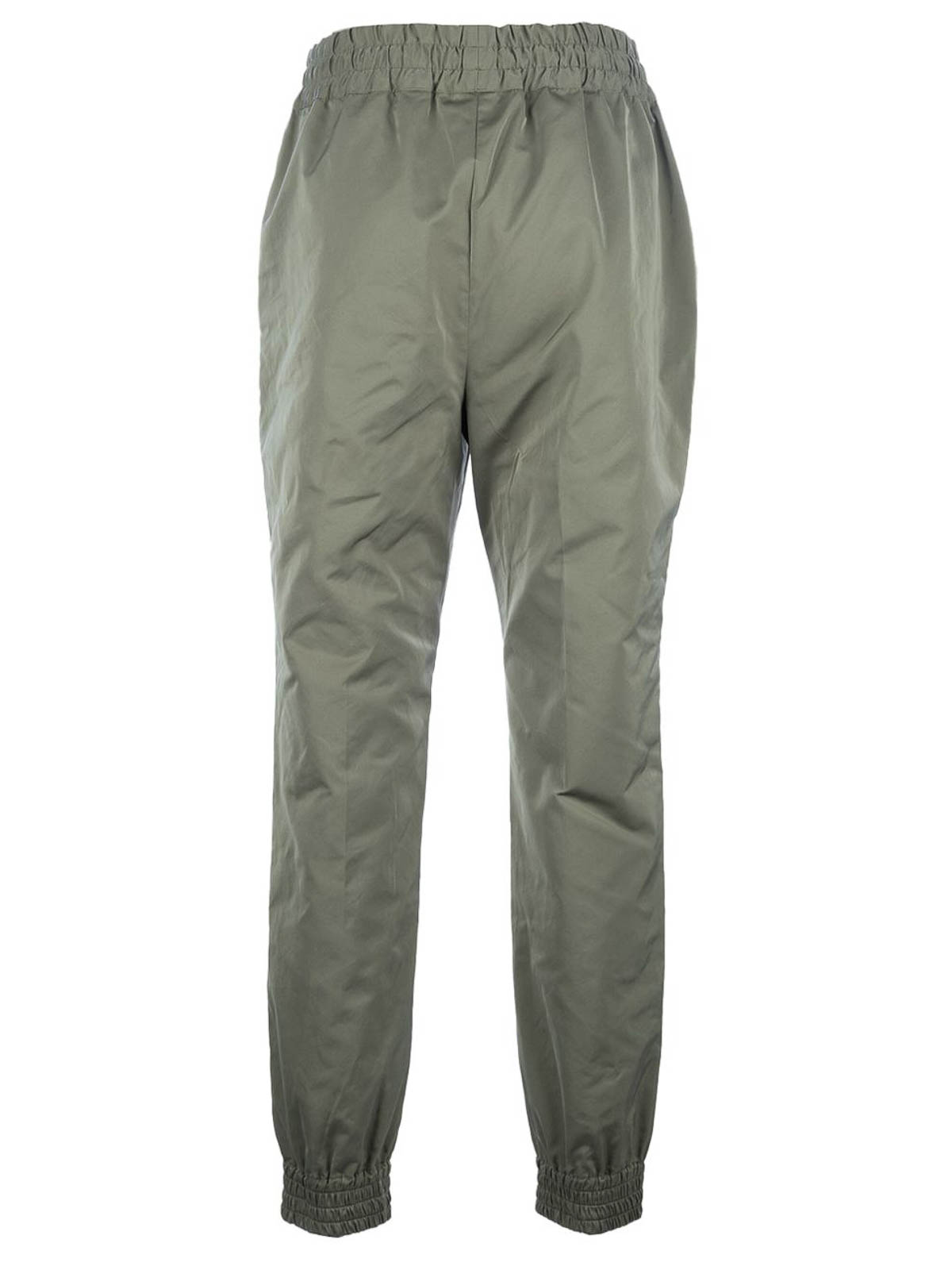 Olive Green Jogger Trousers D456P720UUJ80515 (ERMANNO SCERVINO / パンツ ) | ERMANNO SCERVINO (エルマンノ シェルヴィーノ)(1)