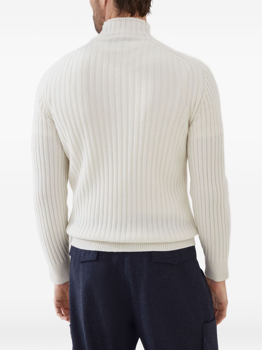 Brunello Cucinelli Sweaters White M22505504C2723 (Brunello Cucinelli / ニット・セーター・カーディガン ) | Brunello Cucinelli (ブルネロ・クチネリ)(4)