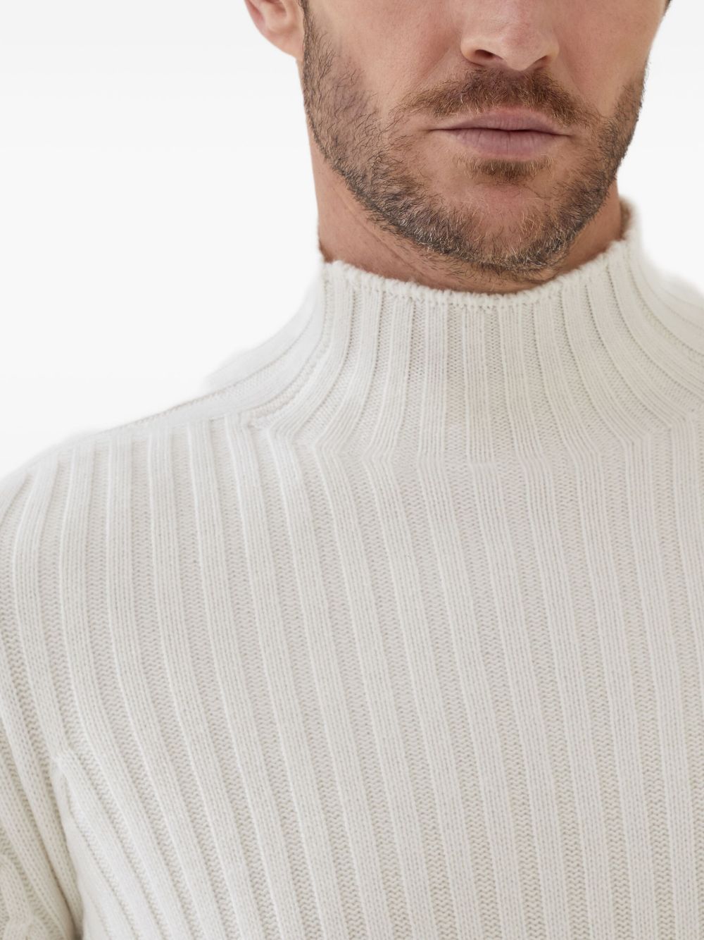 Brunello Cucinelli Sweaters White M22505504C2723 (Brunello Cucinelli / ニット・セーター・カーディガン ) | Brunello Cucinelli (ブルネロ・クチネリ)(5)