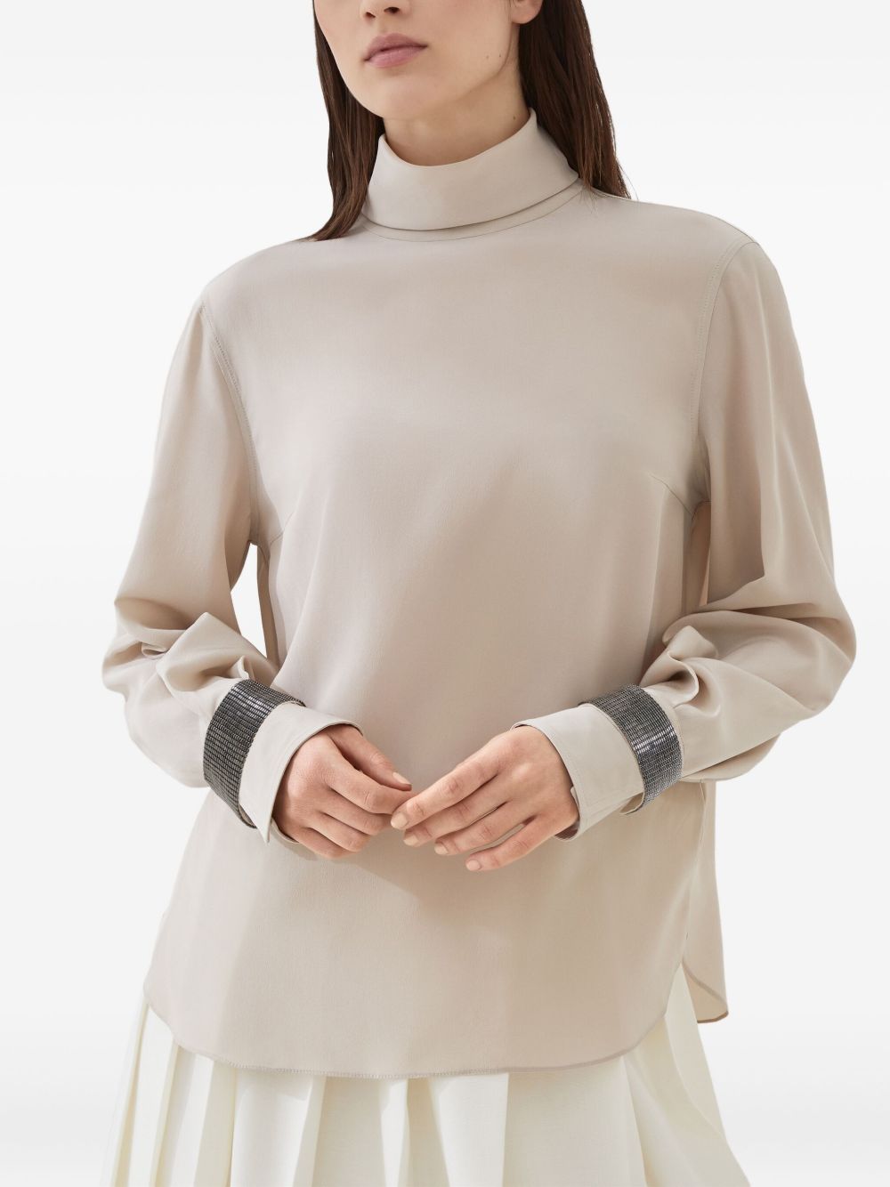 Brunello Cucinelli Sweaters Beige MB993EK714C8561 (Brunello Cucinelli / ニット・セーター・カーディガン ) | Brunello Cucinelli (ブルネロ・クチネリ)(4)