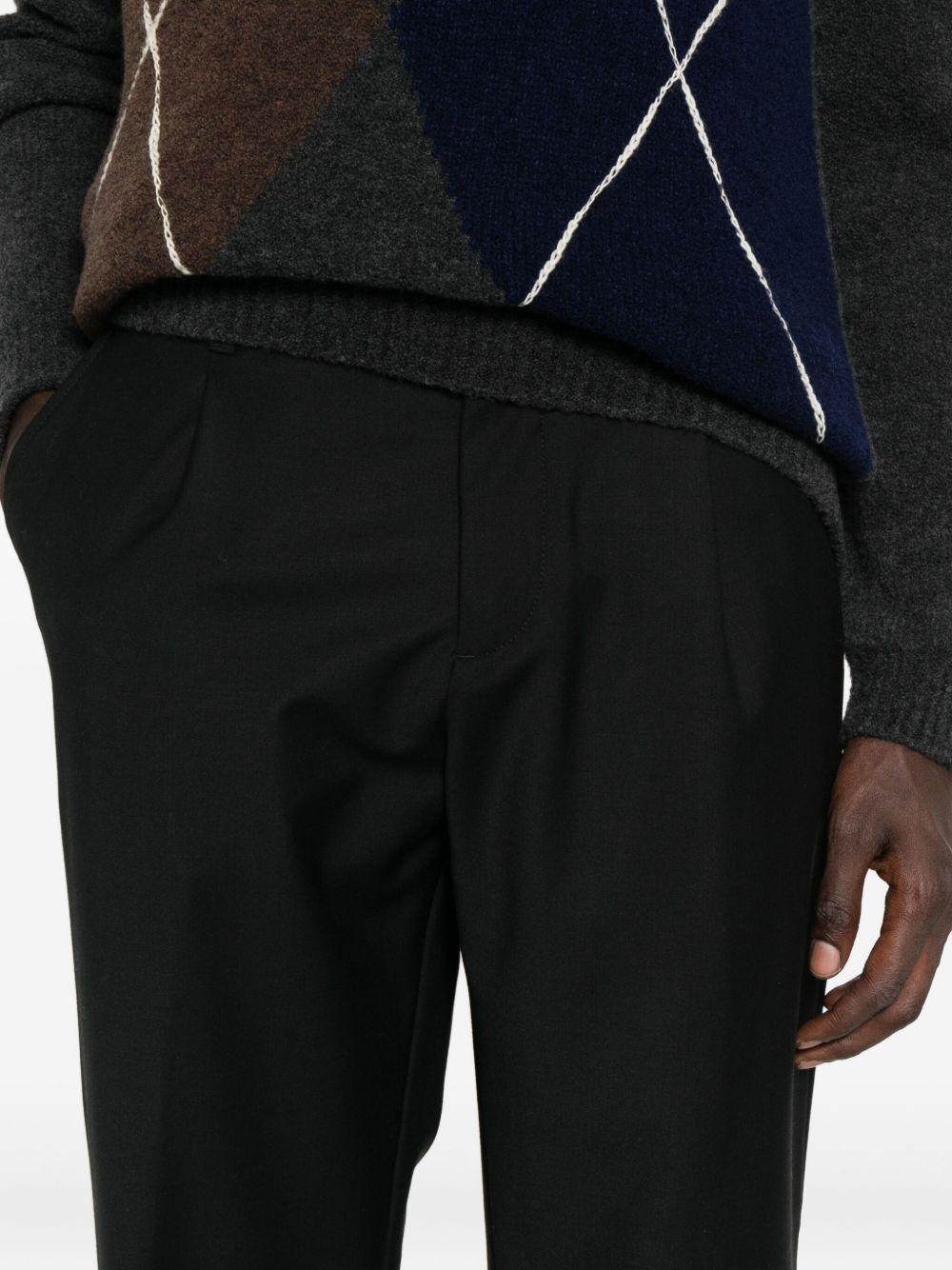 WHITE SAND Trousers Black 25WSU04106999 (WHITE SAND / パンツ ) | WHITE SAND (ホワイトサンド)(3)