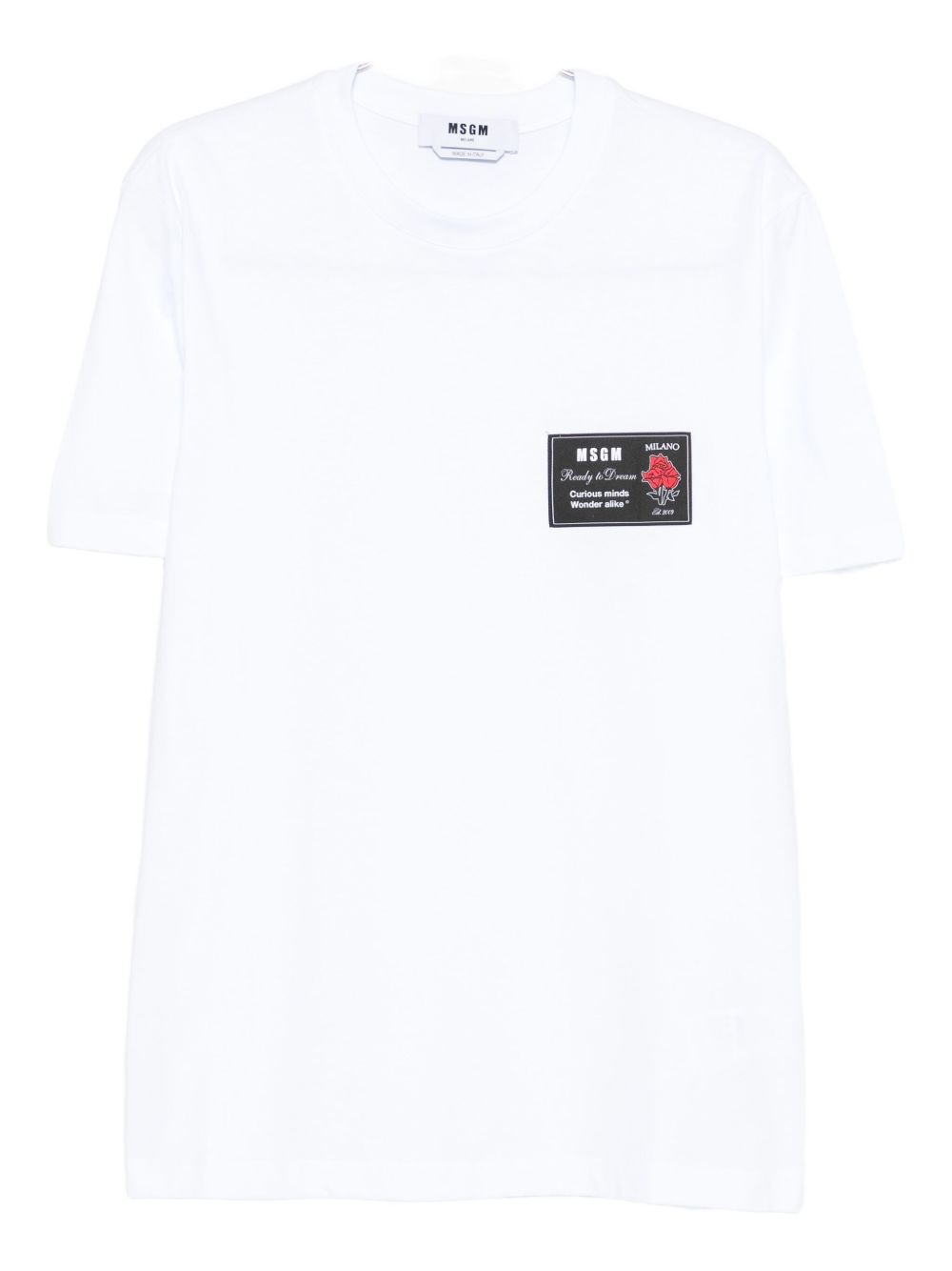 MSGM T-shirts and Polos White 3940MM11825779801 (MSGM / Tシャツ・カットソー ) | MSGM (エムエスジーエム)