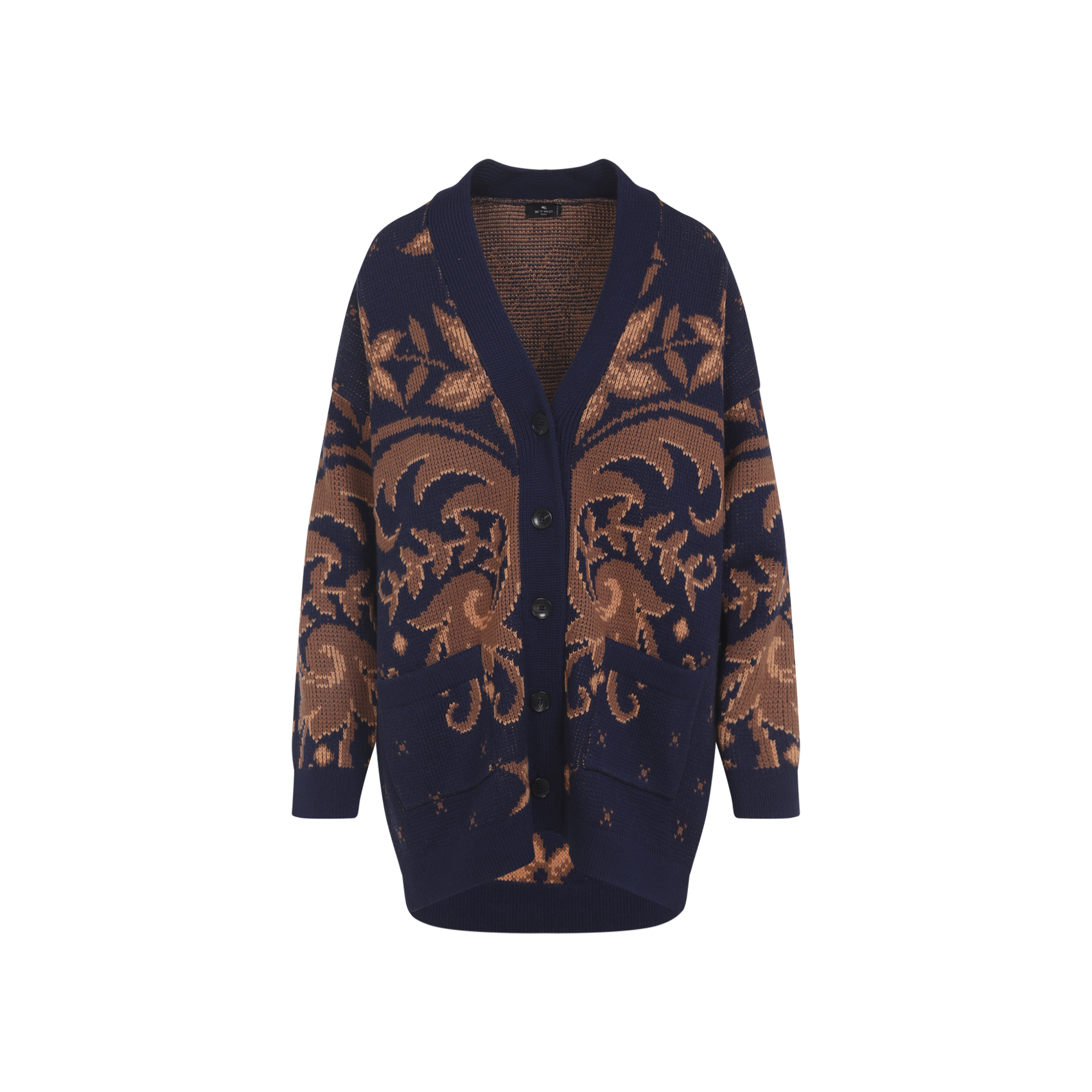 Jacquard wool cardigan WRKE0159AQ171S9883 (ETRO / ニット・セーター・カーディガン ) | ETRO (エトロ)