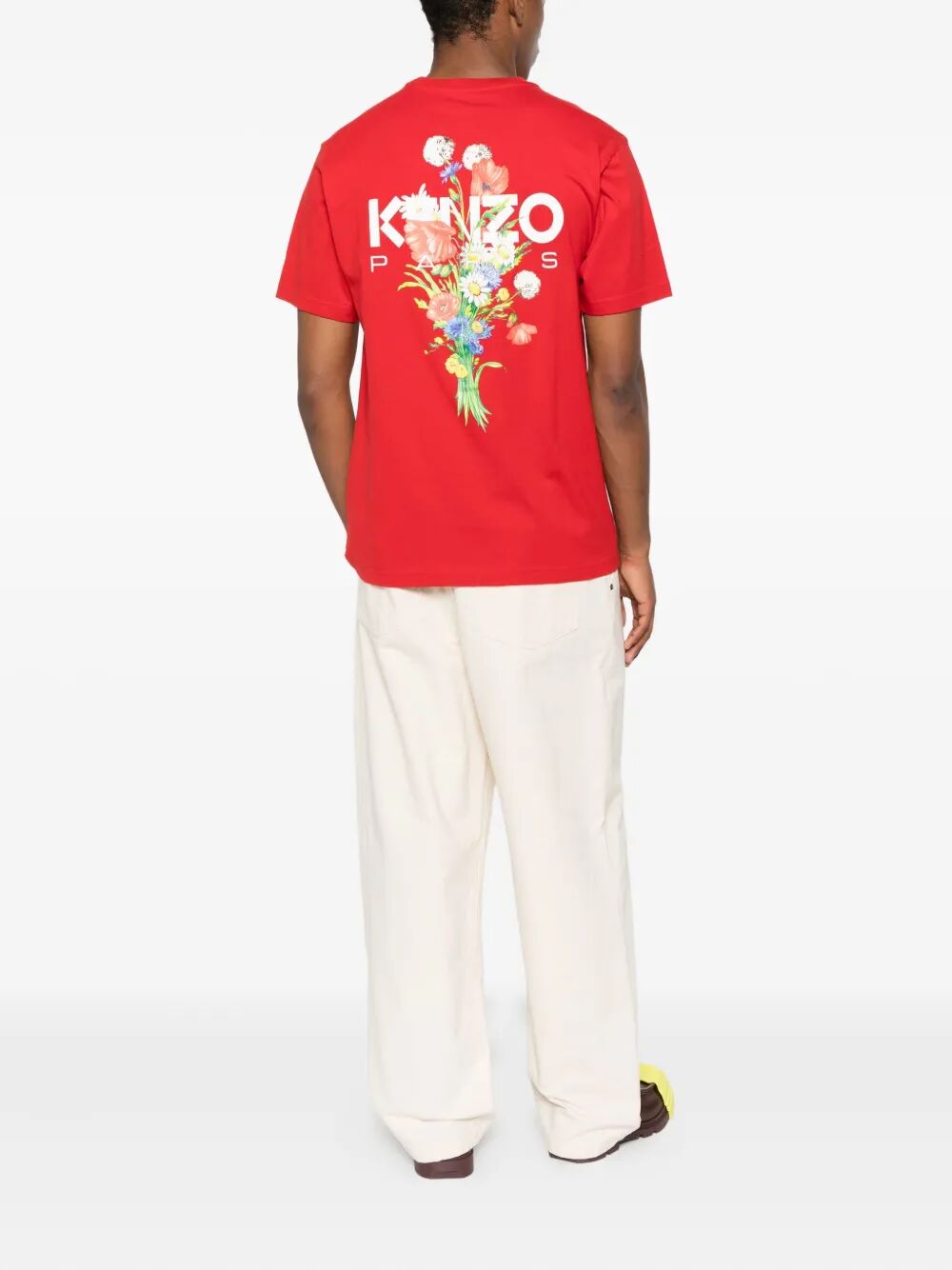 GOTS ARCHIVE BOUQUET PRINT COTTON T-SHIRT FF65TS2604SG25 (KENZO / Tシャツ・カットソー ) | KENZO (ケンゾー)(2)