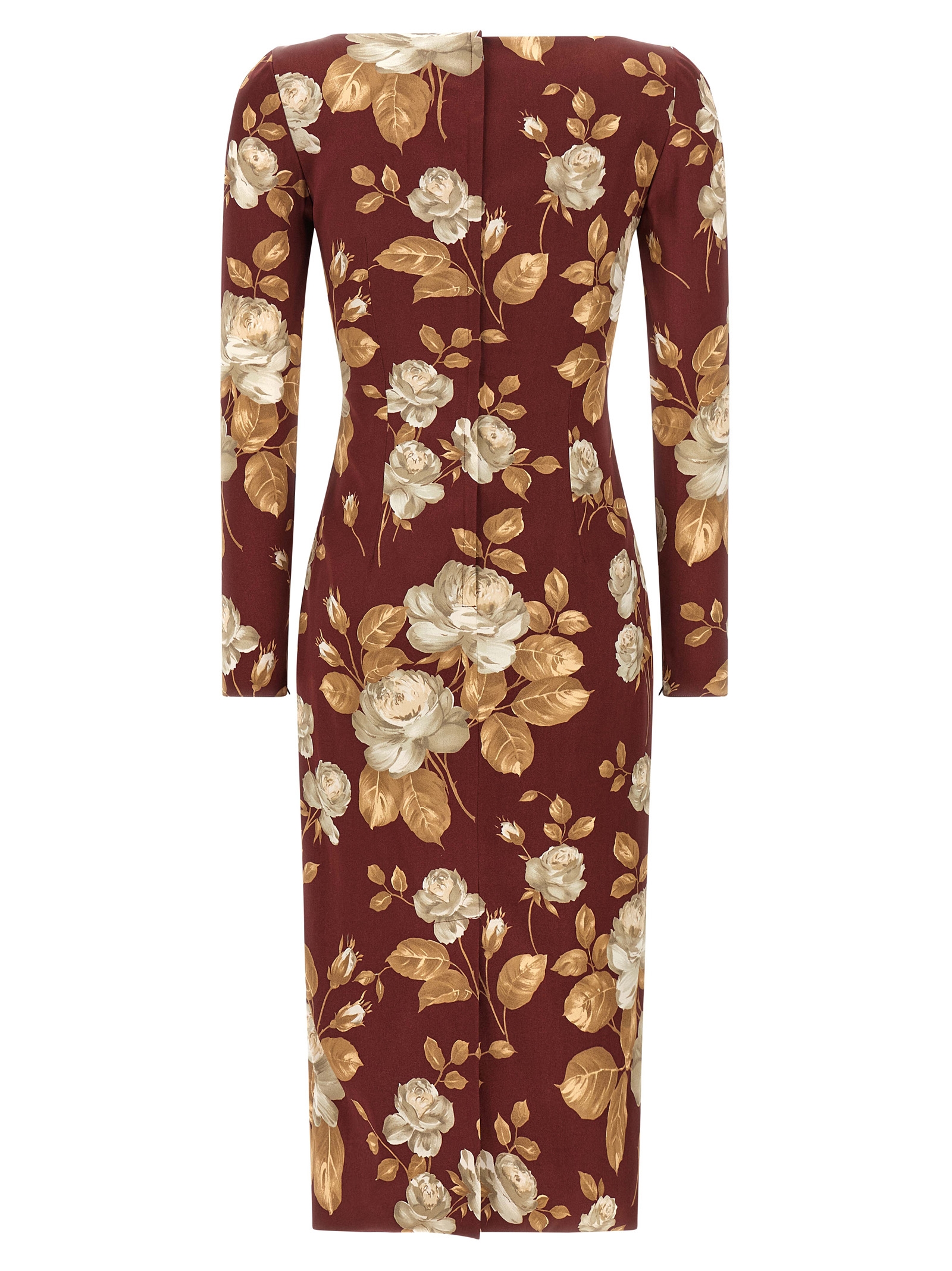 Rose print dress F6TYGTFSIB8HR5QQ (Dolce & Gabbana / ワンピース・ドレス・オールインワン ) | Dolce & Gabbana (ドルチェガッバーナ)(1)