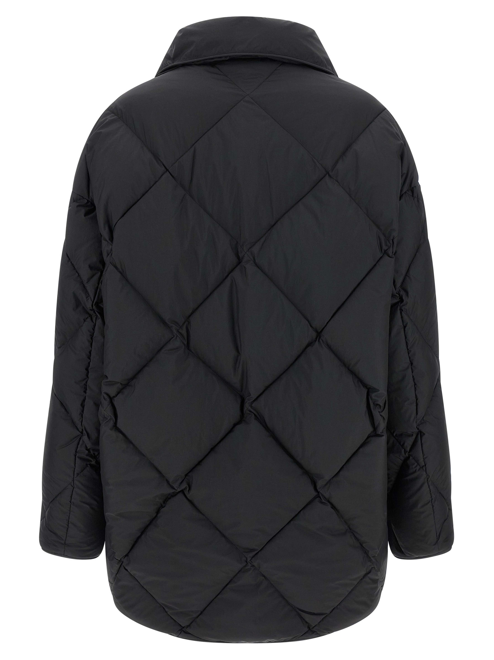'Cozy Queen' down jacket COZYQUEENMICRORIBNYLONMICROBLACK (IENKI IENKI / ダウンジャケット・コート ) | IENKI IENKI (イエンキイエンキ)(1)