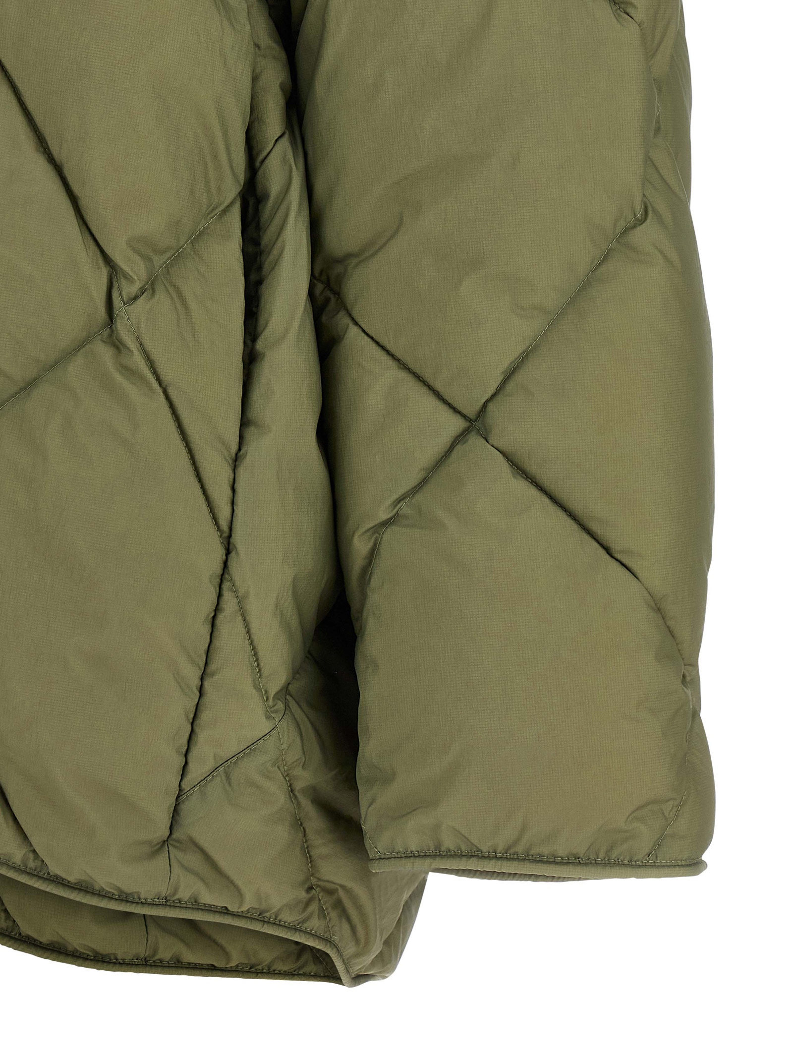 'Cozy Queen' down jacket COZYQUEENMICRORIBNYLONMICROOLIVEGREEN (IENKI IENKI / ダウンジャケット・コート ) | IENKI IENKI (イエンキイエンキ)(3)