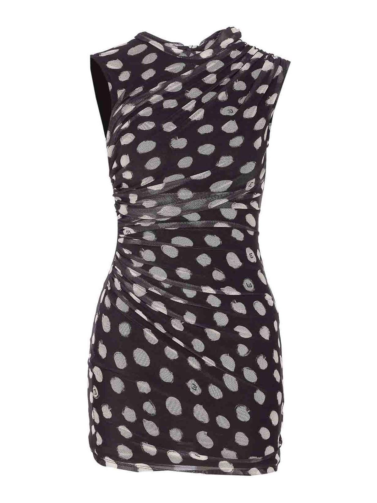 Polka Dots Dress UF5268JS007M9169 (LIU•JO / ワンピース・ドレス・オールインワン ) | LIU•JO (リュー・ジョー)