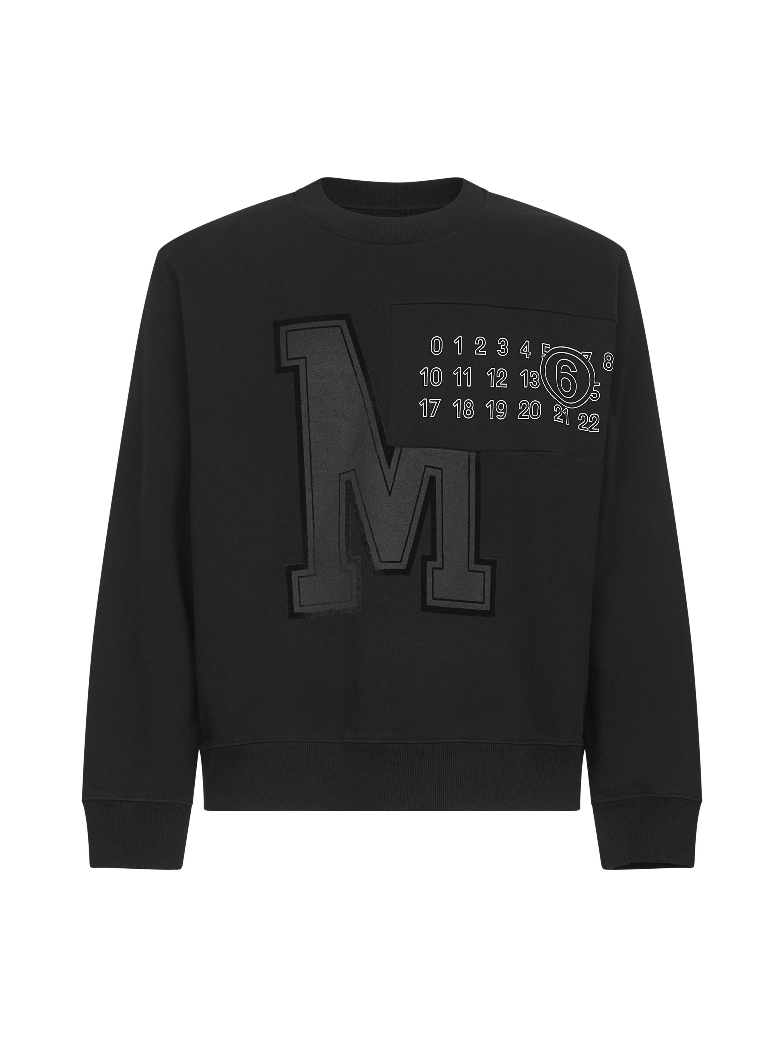 MM6 Maison Margiela Sweaters Black SH0GU0029M25014900 (MM6 Maison Margiela / スウェット・フーディー ) | MM6 Maison Margiela (エムエムシックス)
