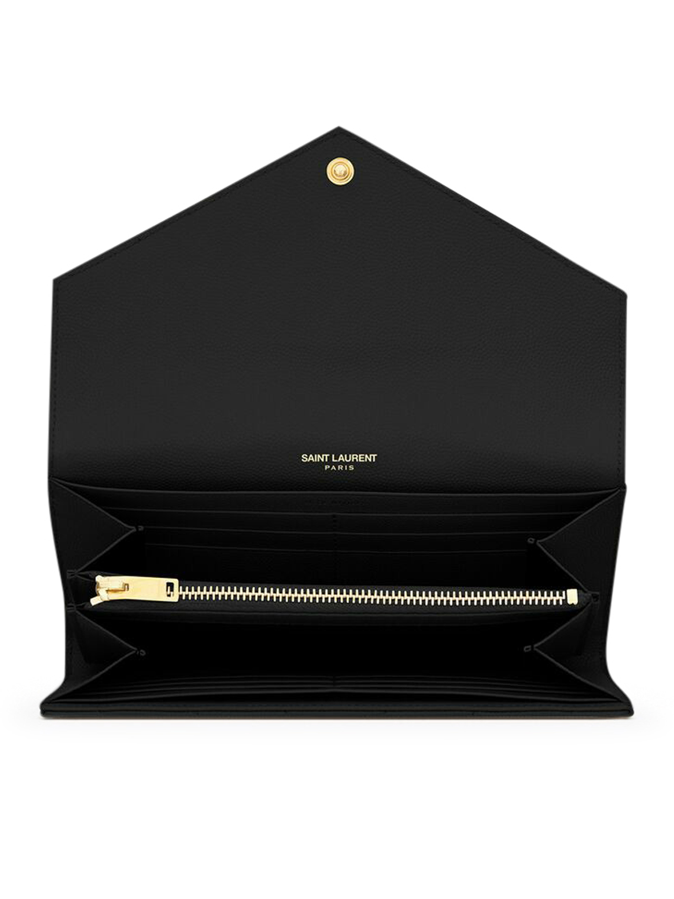LEATHER CLUTCH WITH CASSANDRE LOGO 372264BOW011000 (Saint Laurent / 財布・カードケース ) | Saint Laurent (サンローラン)(2)