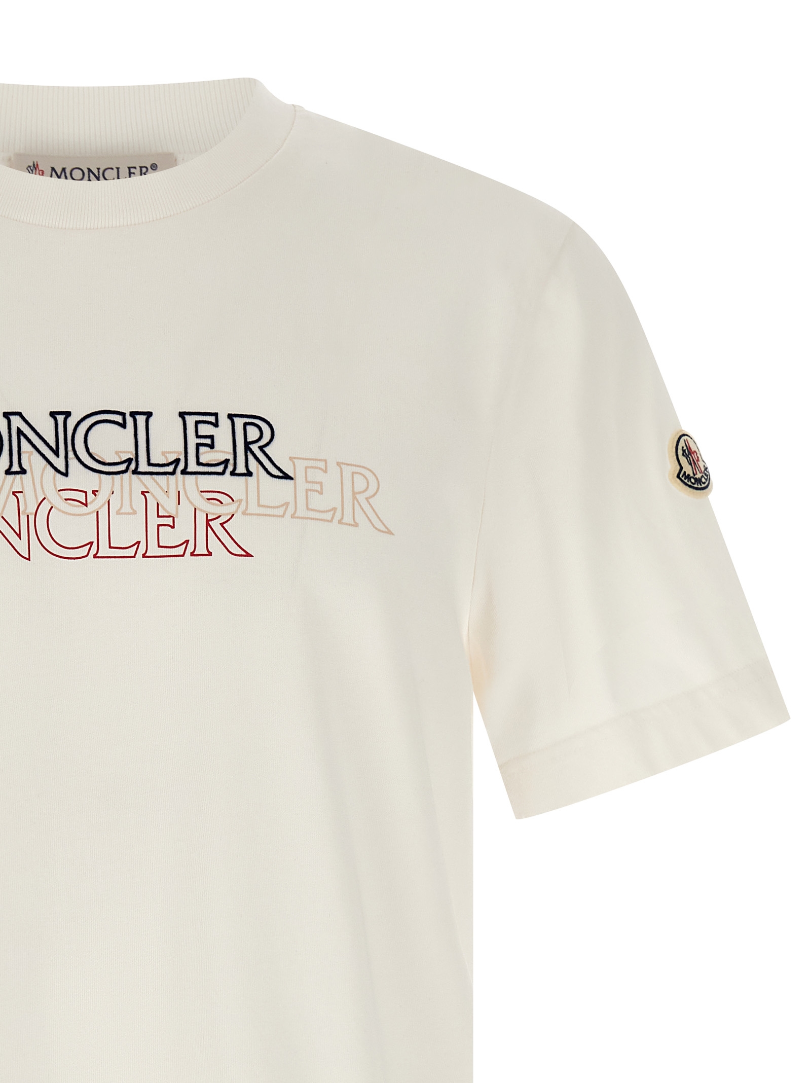 Flocked logo T-shirt K20918C0005589AZ9034 (Moncler / Tシャツ・カットソー ) | Moncler (モンクレール)(2)