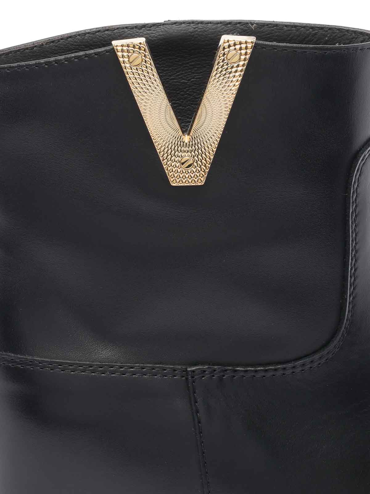 Black V Booties 4261776NERO (Via Rome 15 / ブーツ ) | Via Rome 15 (ヴィアローマ クインディチ)(3)