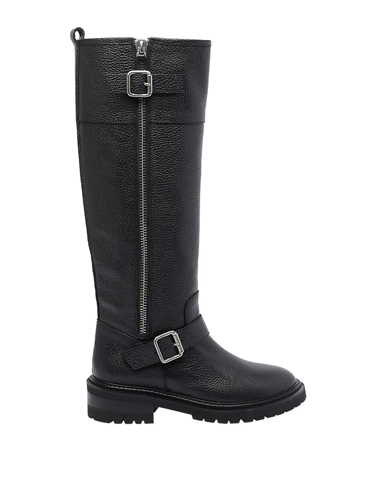 Black Buckles Boots 4280RL012NERO (Via Rome 15 / ブーツ ) | Via Rome 15 (ヴィアローマ クインディチ)