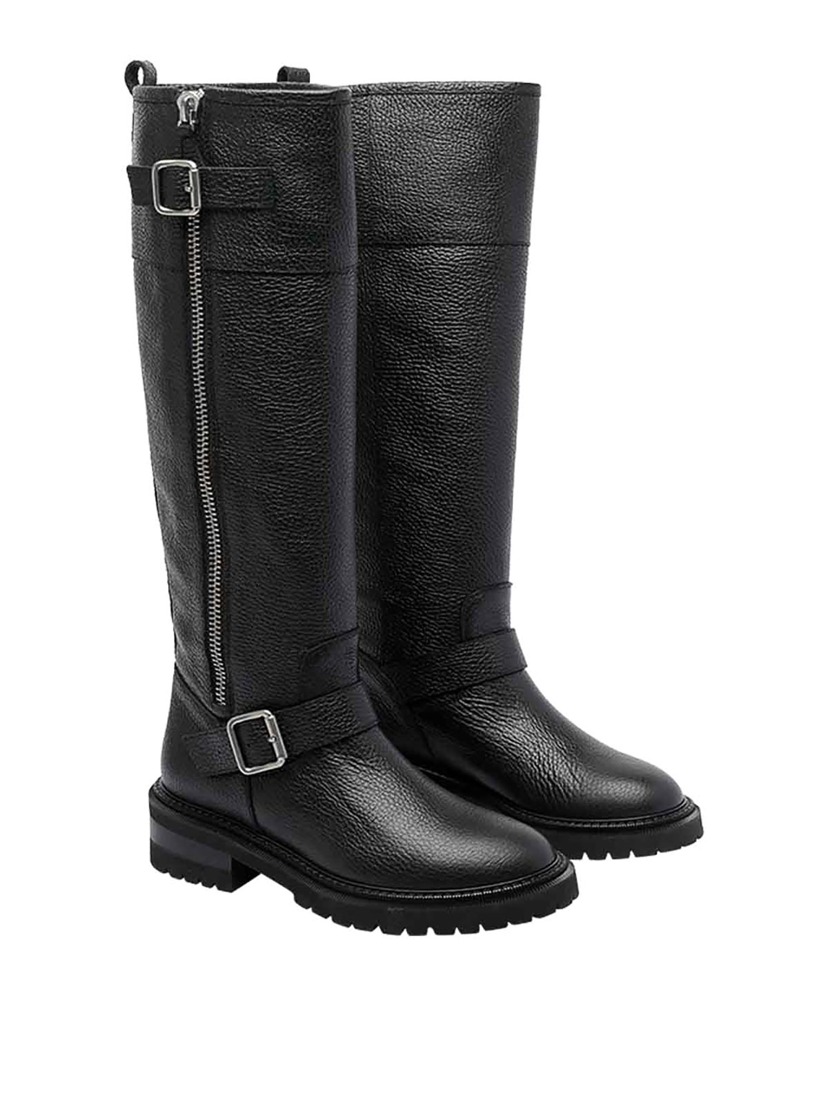 Black Buckles Boots 4280RL012NERO (Via Rome 15 / ブーツ ) | Via Rome 15 (ヴィアローマ クインディチ)(1)