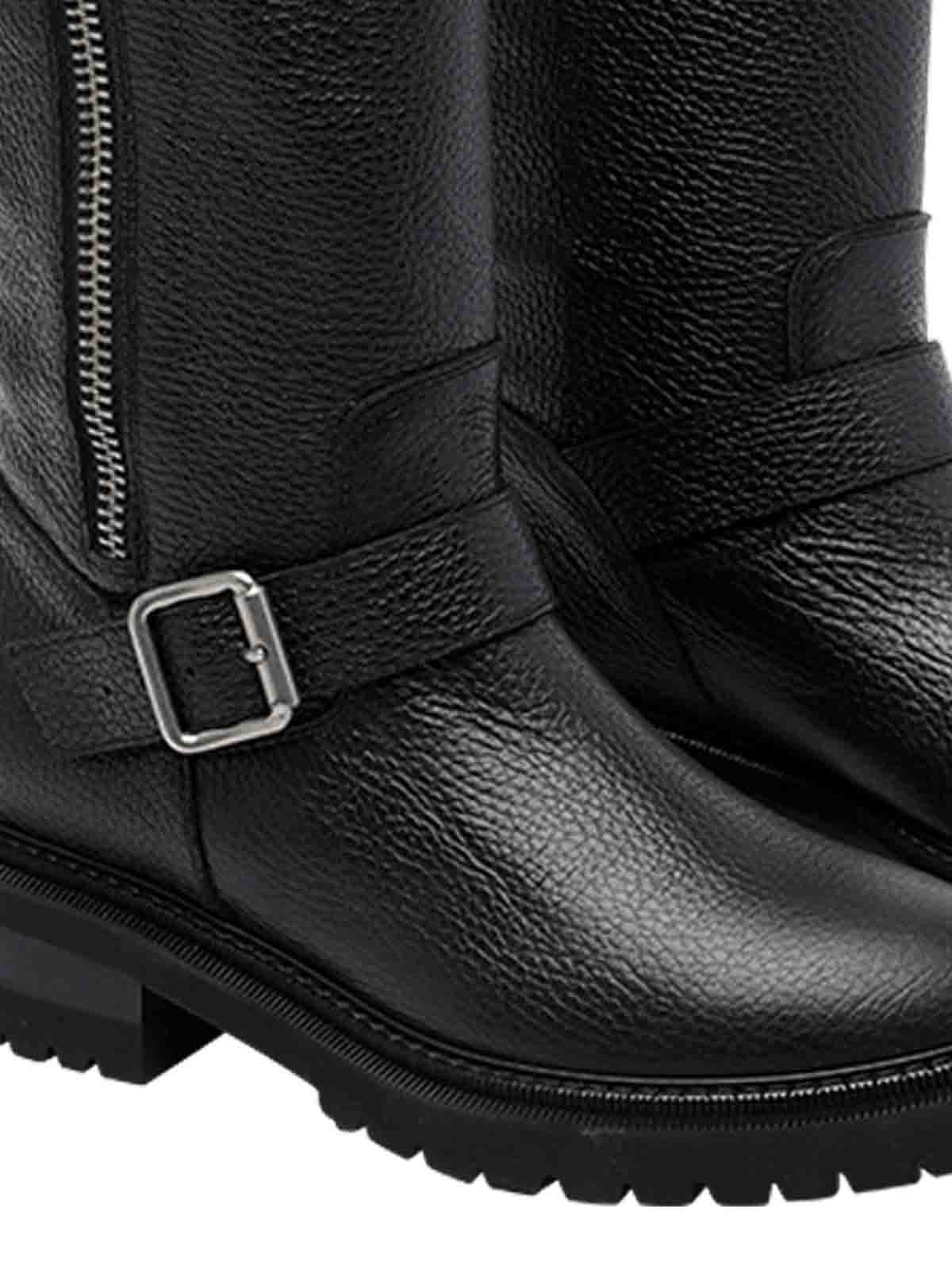Black Buckles Boots 4280RL012NERO (Via Rome 15 / ブーツ ) | Via Rome 15 (ヴィアローマ クインディチ)(2)