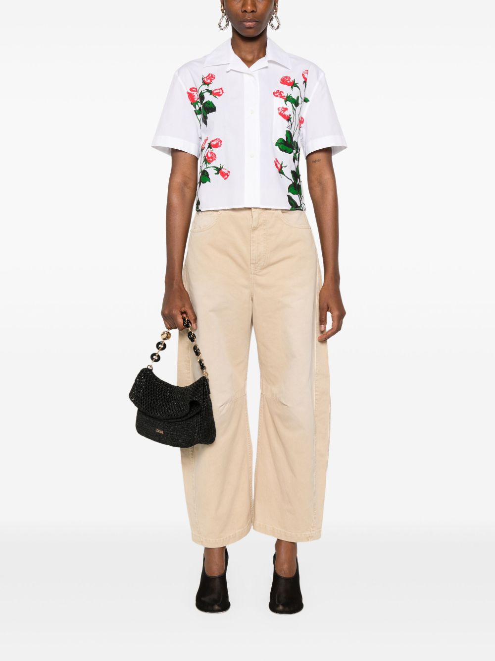LOEWE PAULA'S IBIZA Shirts White S616Y05X362100 (LOEWE / シャツ・ブラウス ) | LOEWE (ロエベ)(3)