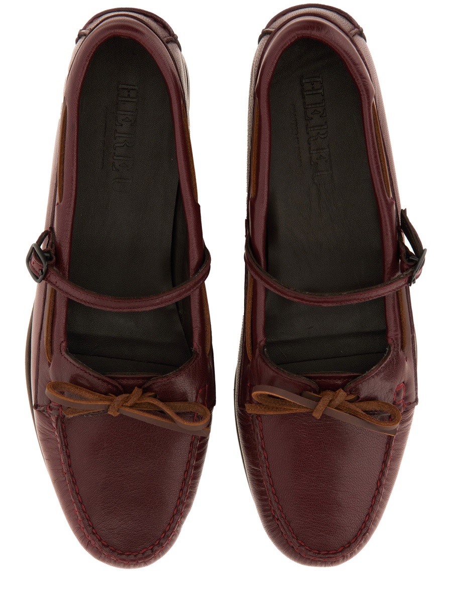 MOCCASIN "MARY JANE LOREA SUPPLE SHINY" LOSSWFA250077BURGUNDY (HEREU / ローファー ) | HEREU (へリュー)(5)