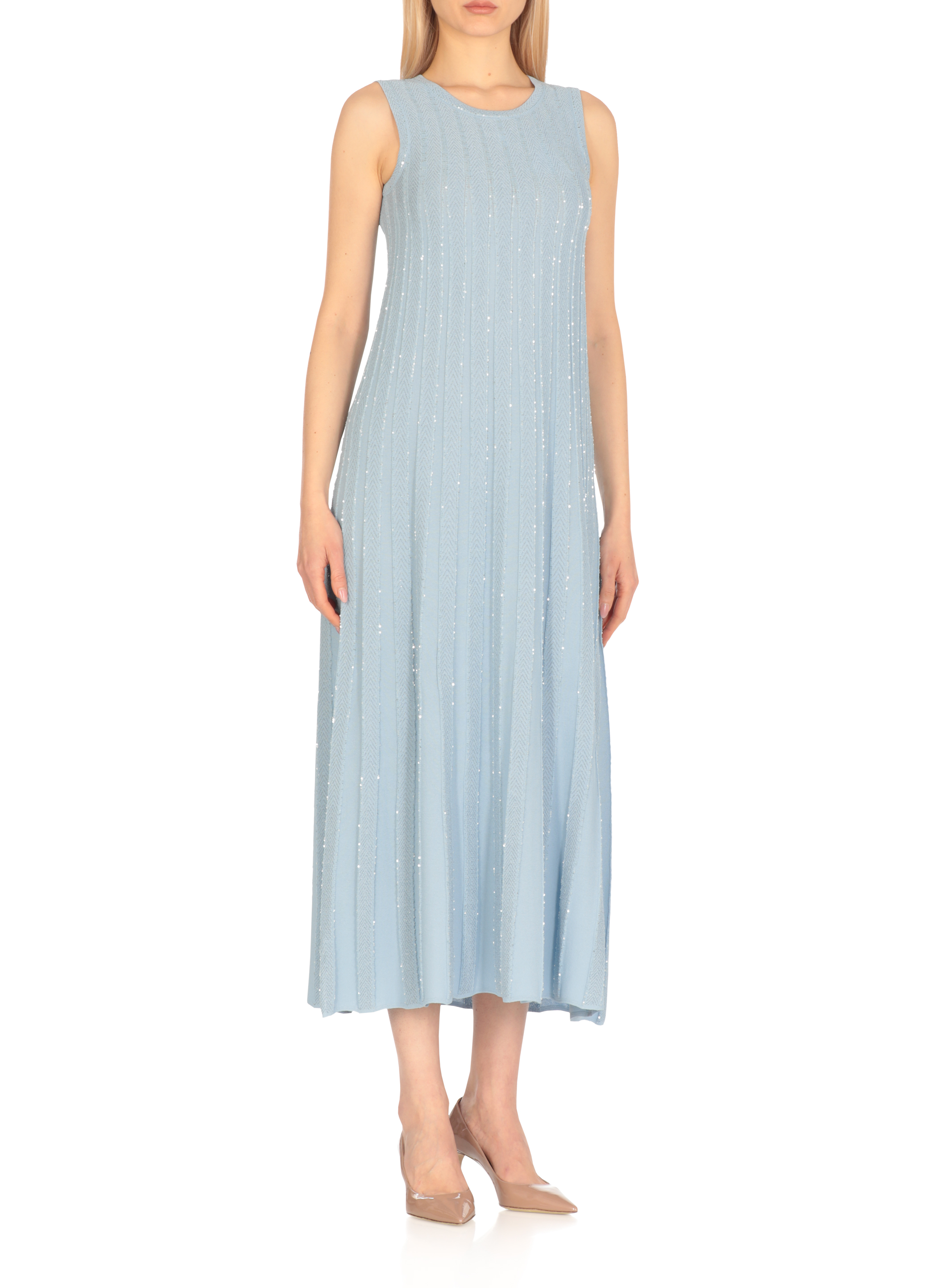 D.EXTERIOR Dresses Light Blue 6002817CIE (D.EXTERIOR / ワンピース・ドレス・オールインワン ) | D.EXTERIOR (ディーエクステリア)(1)