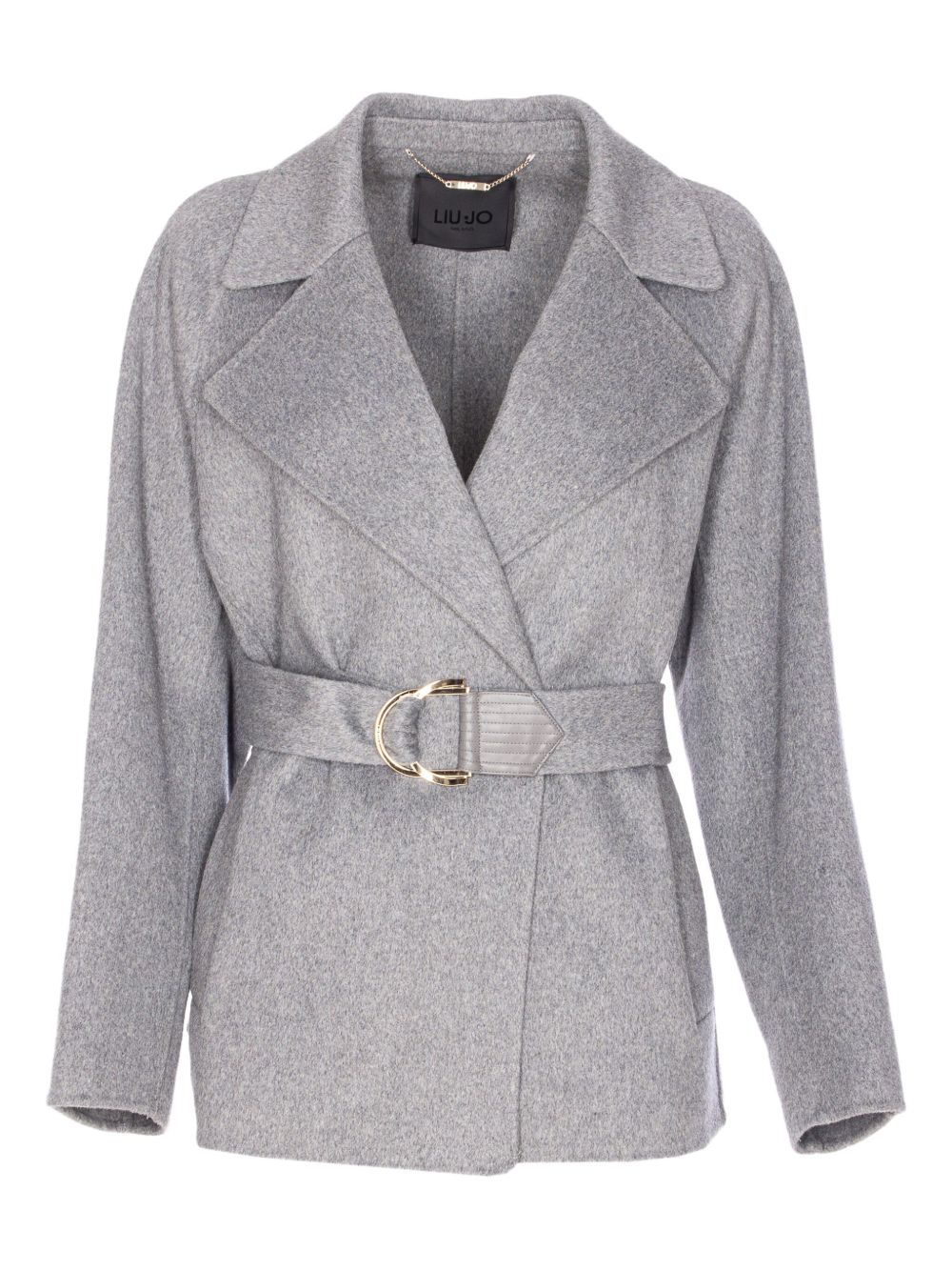 LIU JO BLACK Coats Grey CF5071T462703243 (LIU•JO / コート ) | LIU•JO (リュー・ジョー)(4)