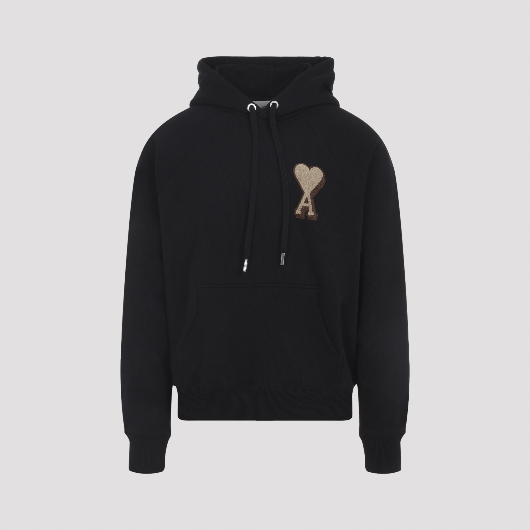 Black cotton sweatshirt USW770747001 (AMI Paris / スウェット・フーディー ) | AMI Paris (アミパリス)(4)