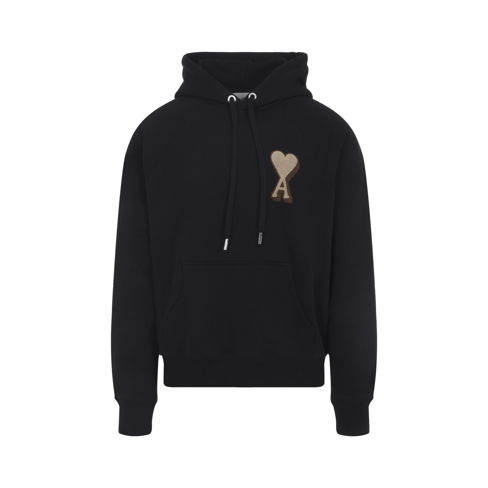 Black cotton sweatshirt USW770747001 (AMI Paris / スウェット・フーディー ) | AMI Paris (アミパリス)