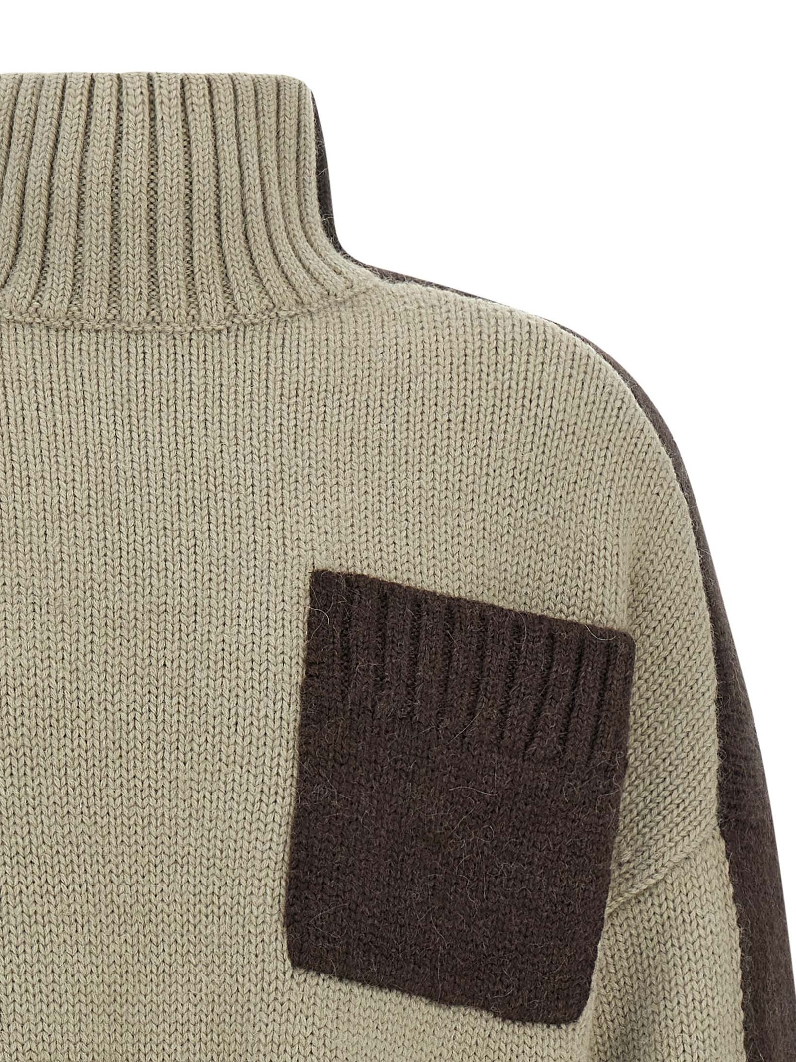 'Two Tone Patch Pocket' sweater KW1402YN0367166 (JW Anderson / ニット・セーター・カーディガン ) | JW Anderson (ジェイダブリュー アンダーソン)(2)