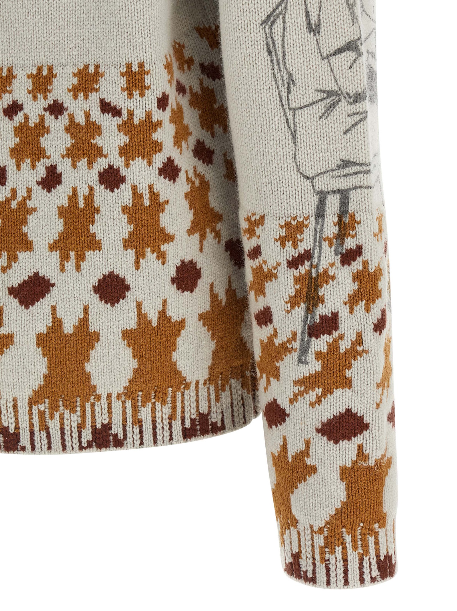 Jacquard pattern sweater KW1439YN0373943 (JW Anderson / ニット・セーター・カーディガン ) | JW Anderson (ジェイダブリュー アンダーソン)(3)