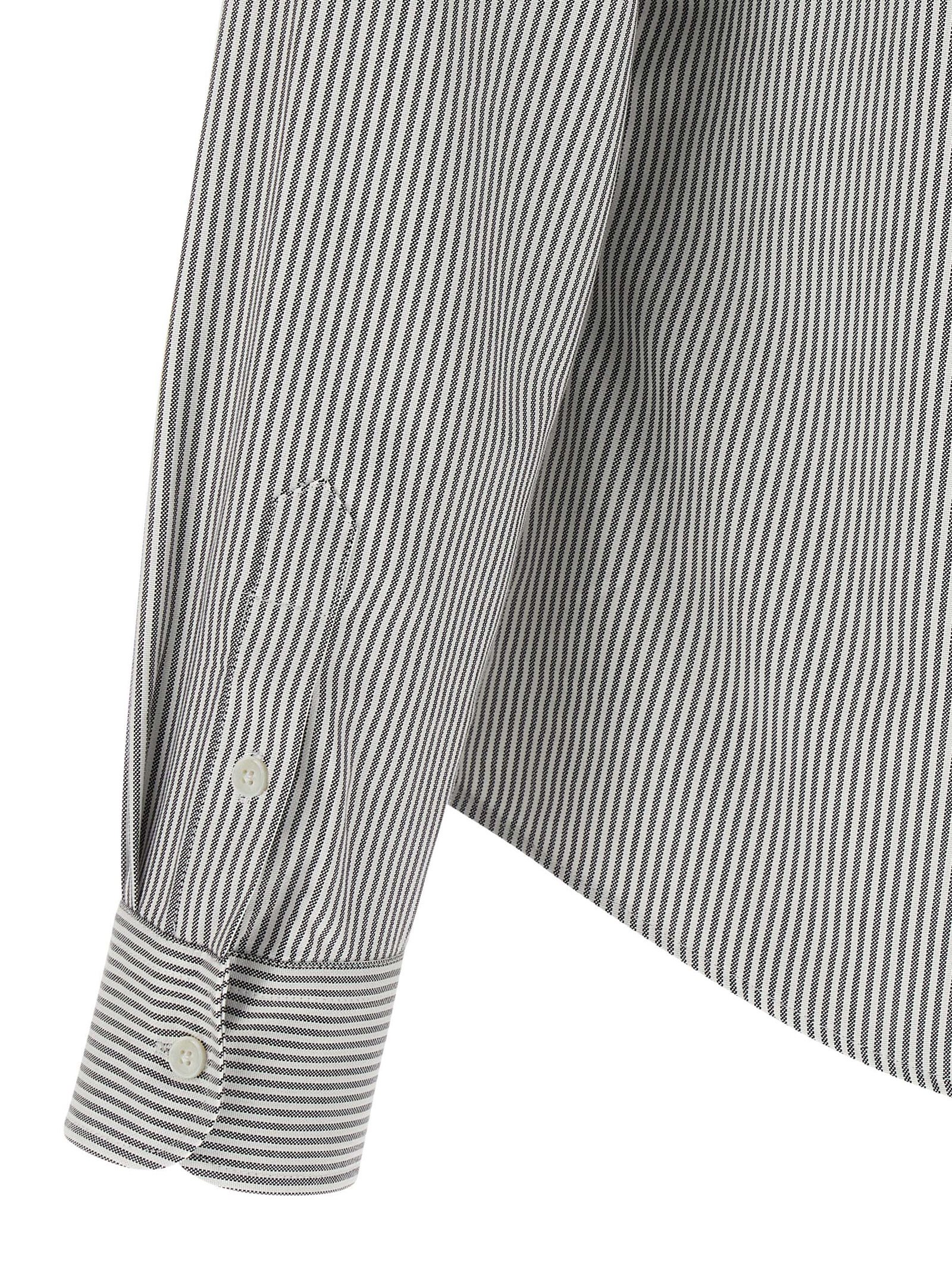 'Ami De Coeur' striped shirt HSH763CO0087039 (AMI Paris / シャツ・ブラウス ) | AMI Paris (アミパリス)(3)