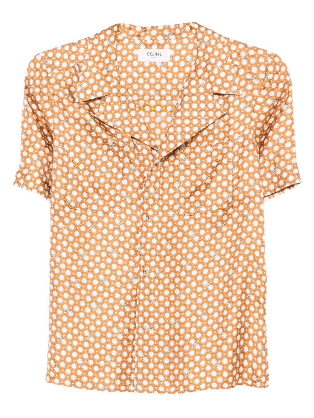CELINE CAPSULE Shirts Orange 2B6070487FYN8 (CELINE / シャツ・ブラウス ) | CELINE (セリーヌ)