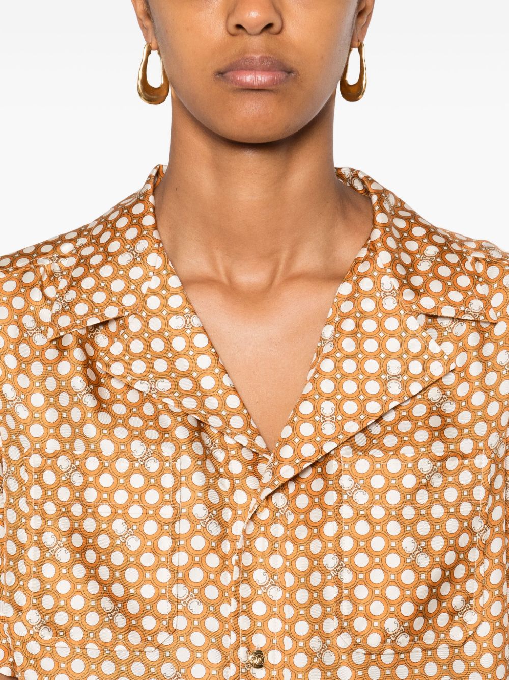 CELINE CAPSULE Shirts Orange 2B6070487FYN8 (CELINE / シャツ・ブラウス ) | CELINE (セリーヌ)(3)