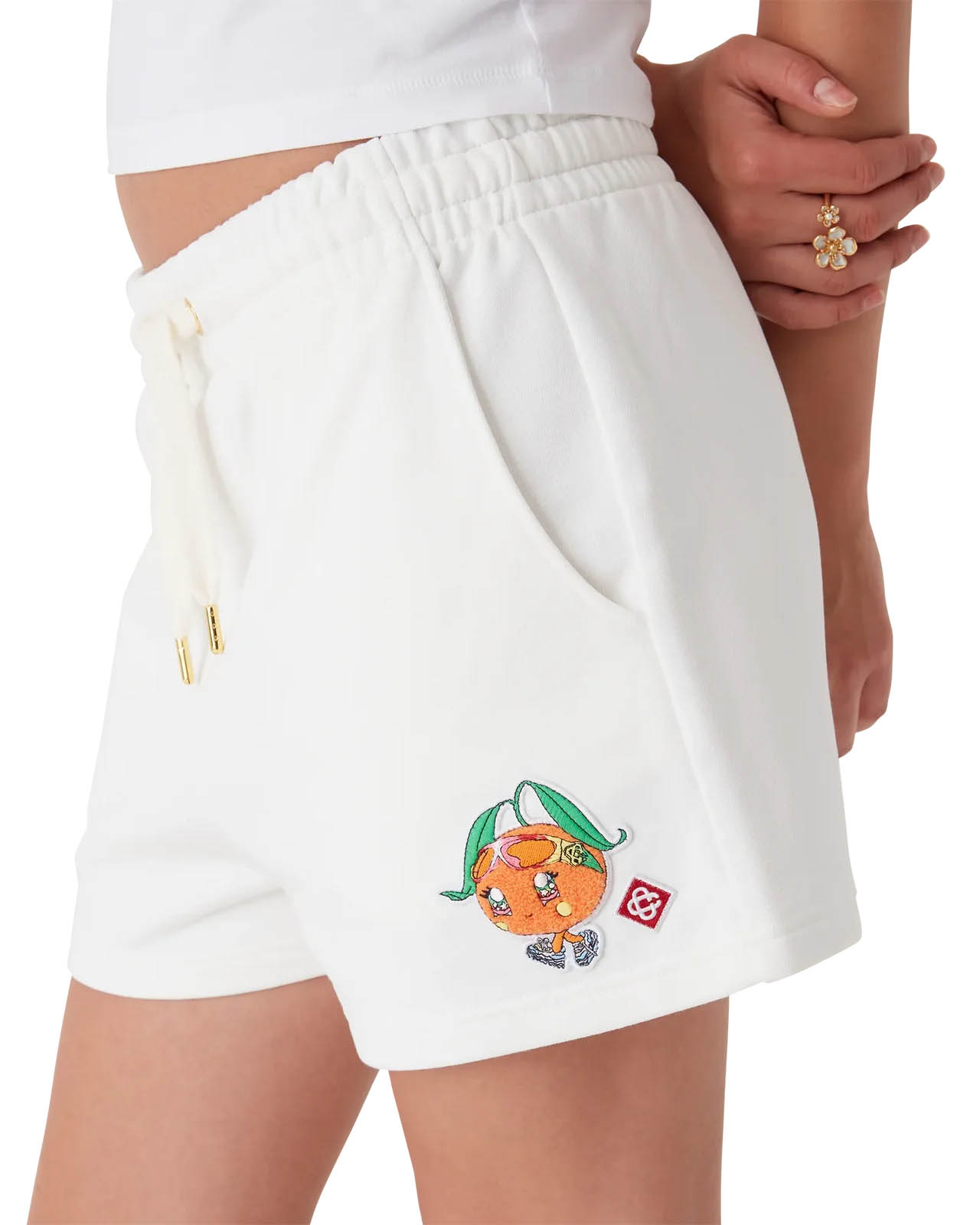 Casablanca Shorts White WAW25JTR18601 (Casablanca / ショートパンツ ) | Casablanca (カサブランカ)(4)