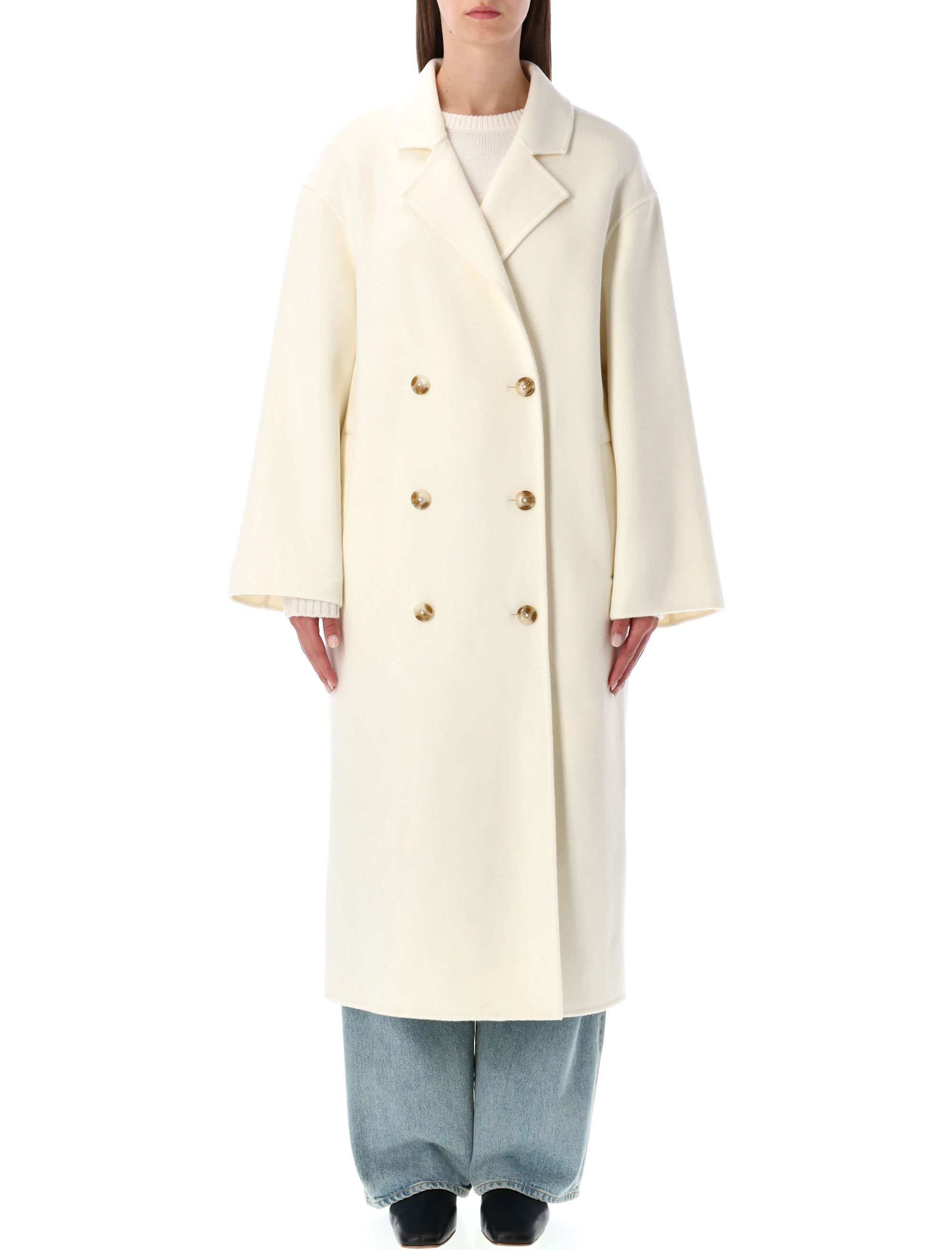 LOULOU Coats White BORNEOIVORY (LOULOU STUDIO / コート ) | LOULOU STUDIO (ルルスタジオ)