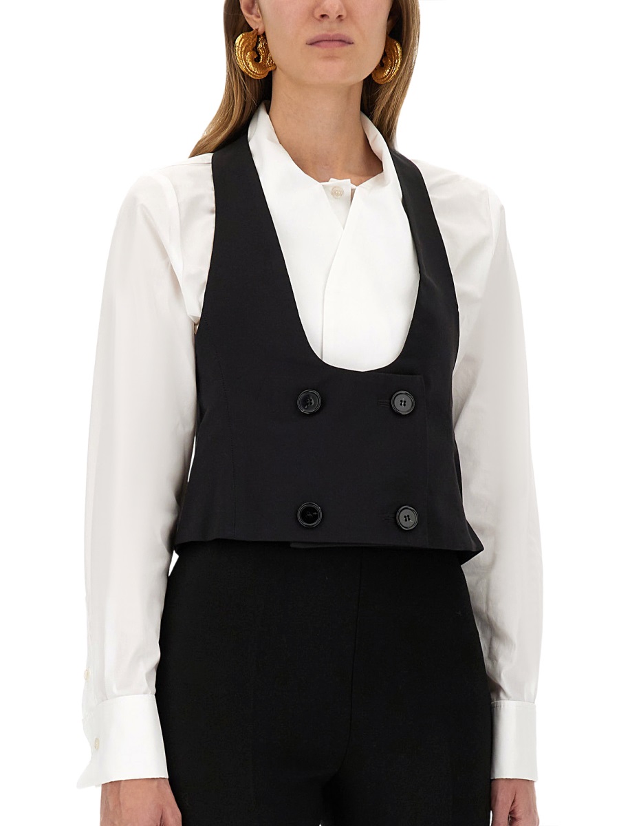 VEST WITH OPEN BACK 25ACTO030CO1099U9000 (NINA RICCI / ベスト ) | NINA RICCI (ニナ リッチ)(3)