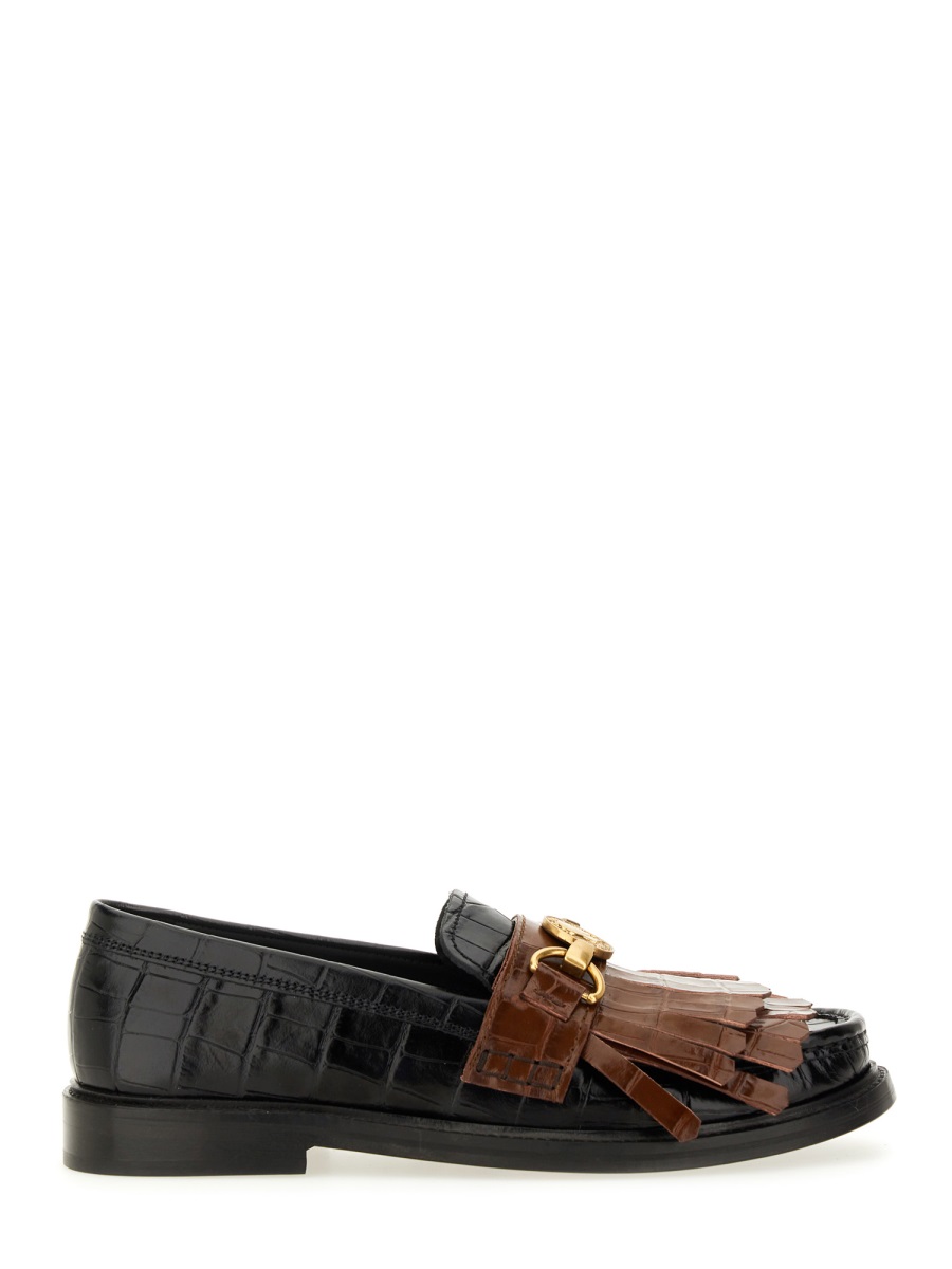MOCCASIN WITH BANGS AND COIN MA10262C1NMN100A (MOSCHINO / ローファー ) | MOSCHINO (モスキーノ)