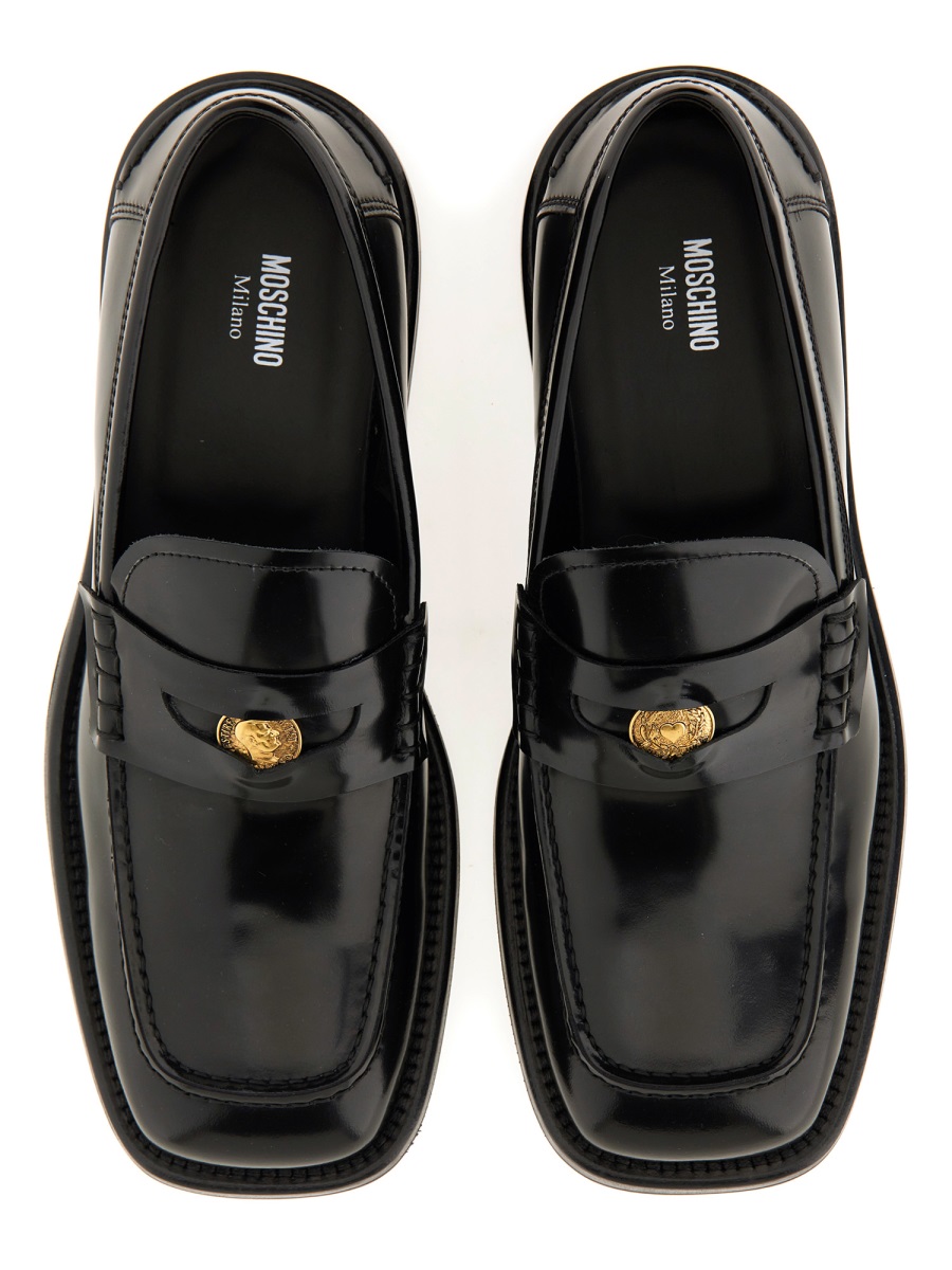 MOCCASIN "BERLIN" MB10423M0NGB0000 (MOSCHINO / ローファー ) | MOSCHINO (モスキーノ)(5)