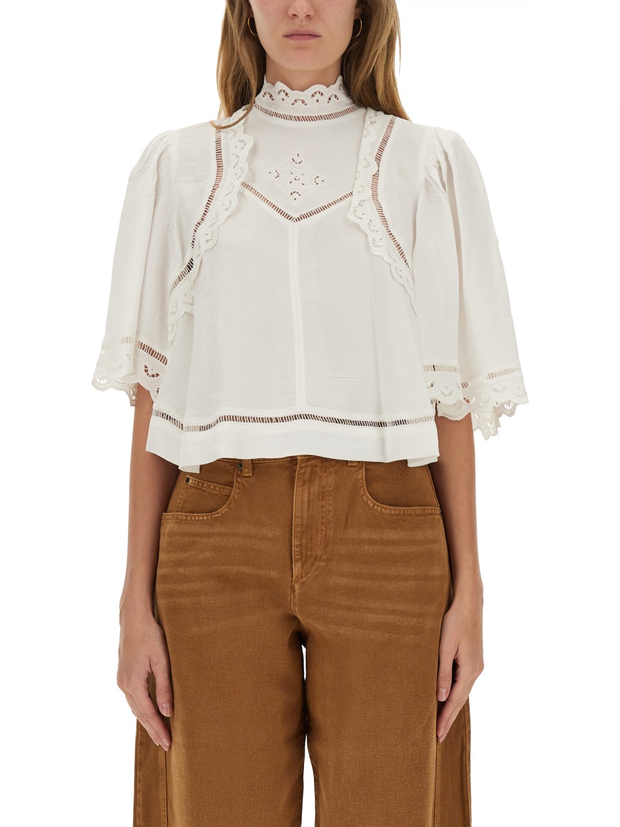 TOP "FRANY" HT0662FAC3J11I20WH (Isabel Marant / シャツ・ブラウス ) | Isabel Marant (イザベル マラン)